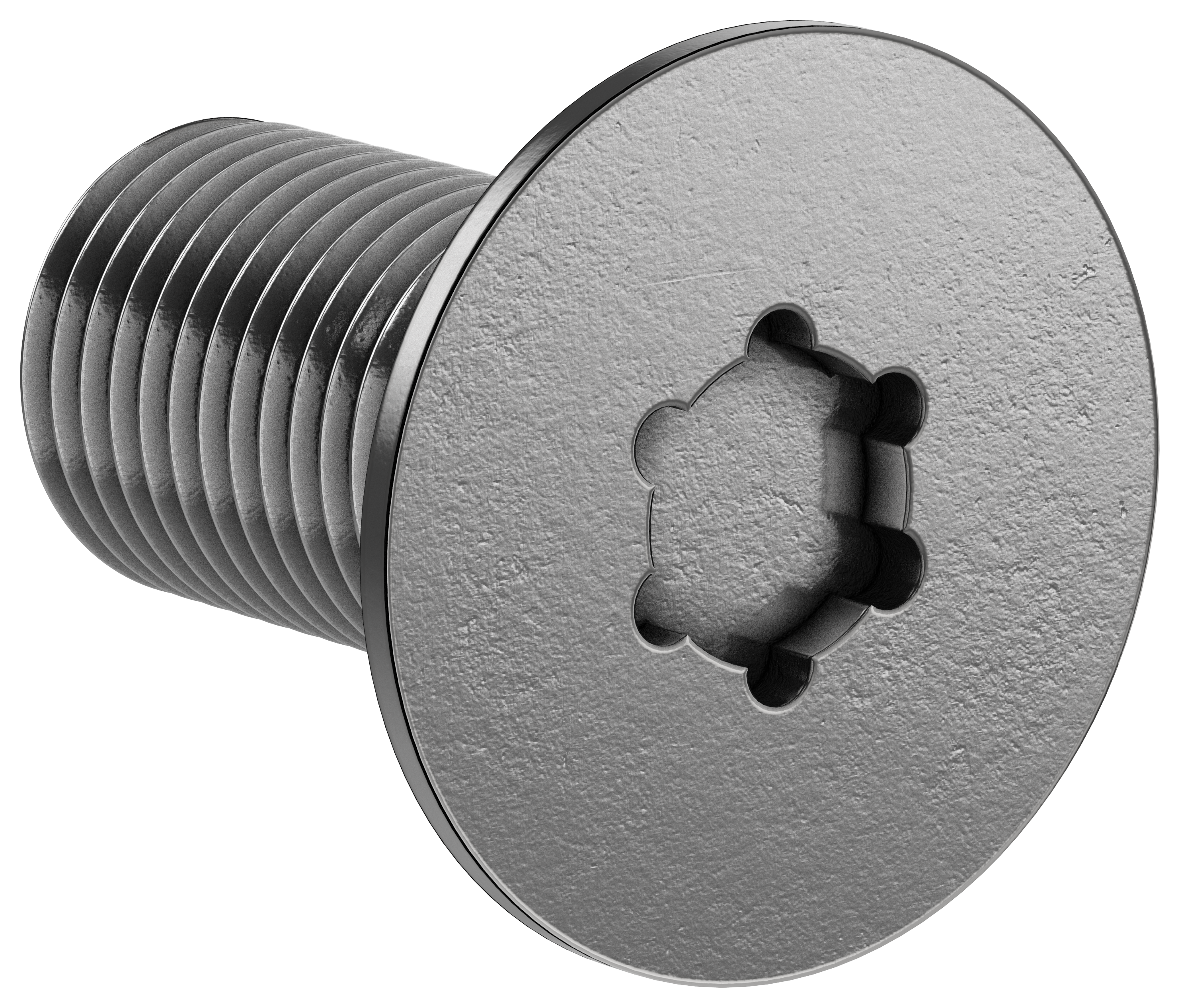 FORMAT Винт М6х12 самонарезающий потайная головка шестирадиусный шлиц TORX30 DIN 7500M (20шт/упак) IEK