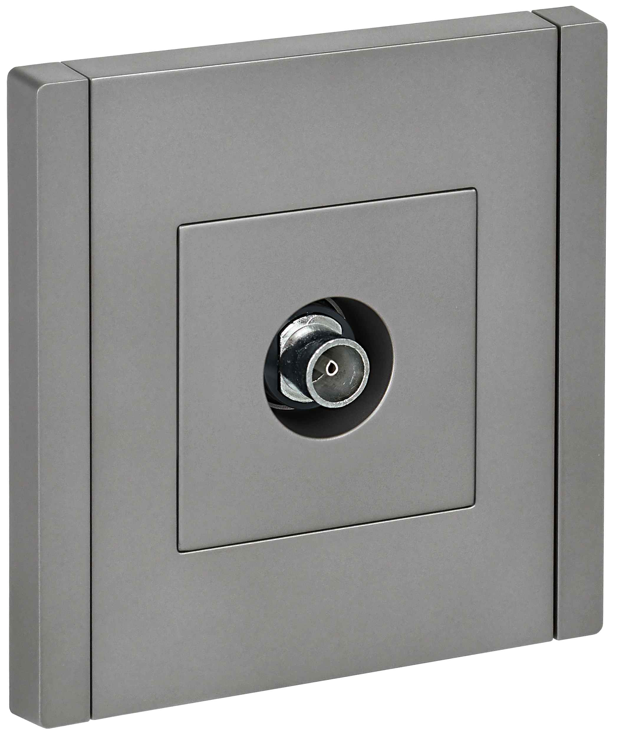 FORTE&PIANO Розетка TV оконечная FP528 сталь IEK