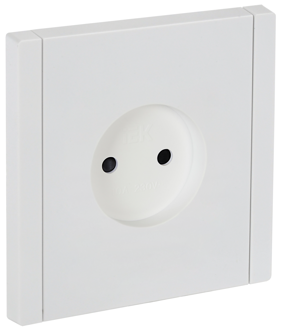 FORTE&PIANO Розетка 1-местная без заземления с защитными шторками винтовое крепление 10А FP217 белый IEK