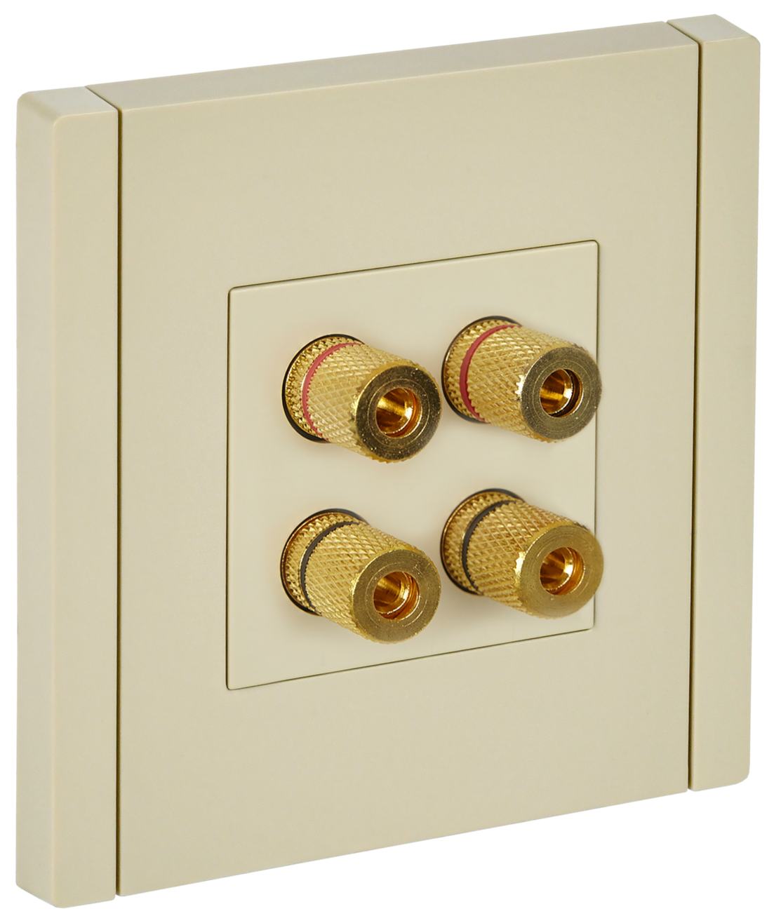 FORTE&PIANO Аудиорозетка 4-местная FP439 ваниль IEK