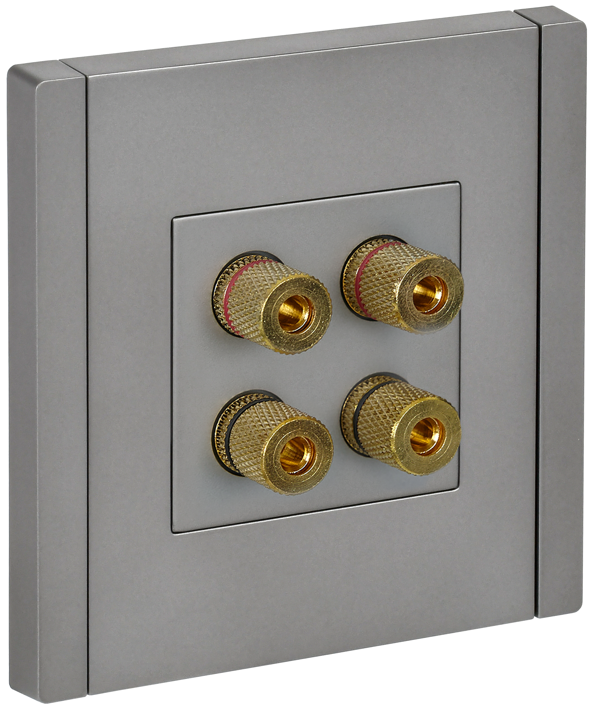 FORTE&PIANO Аудиорозетка 4-местная FP539 сталь IEK