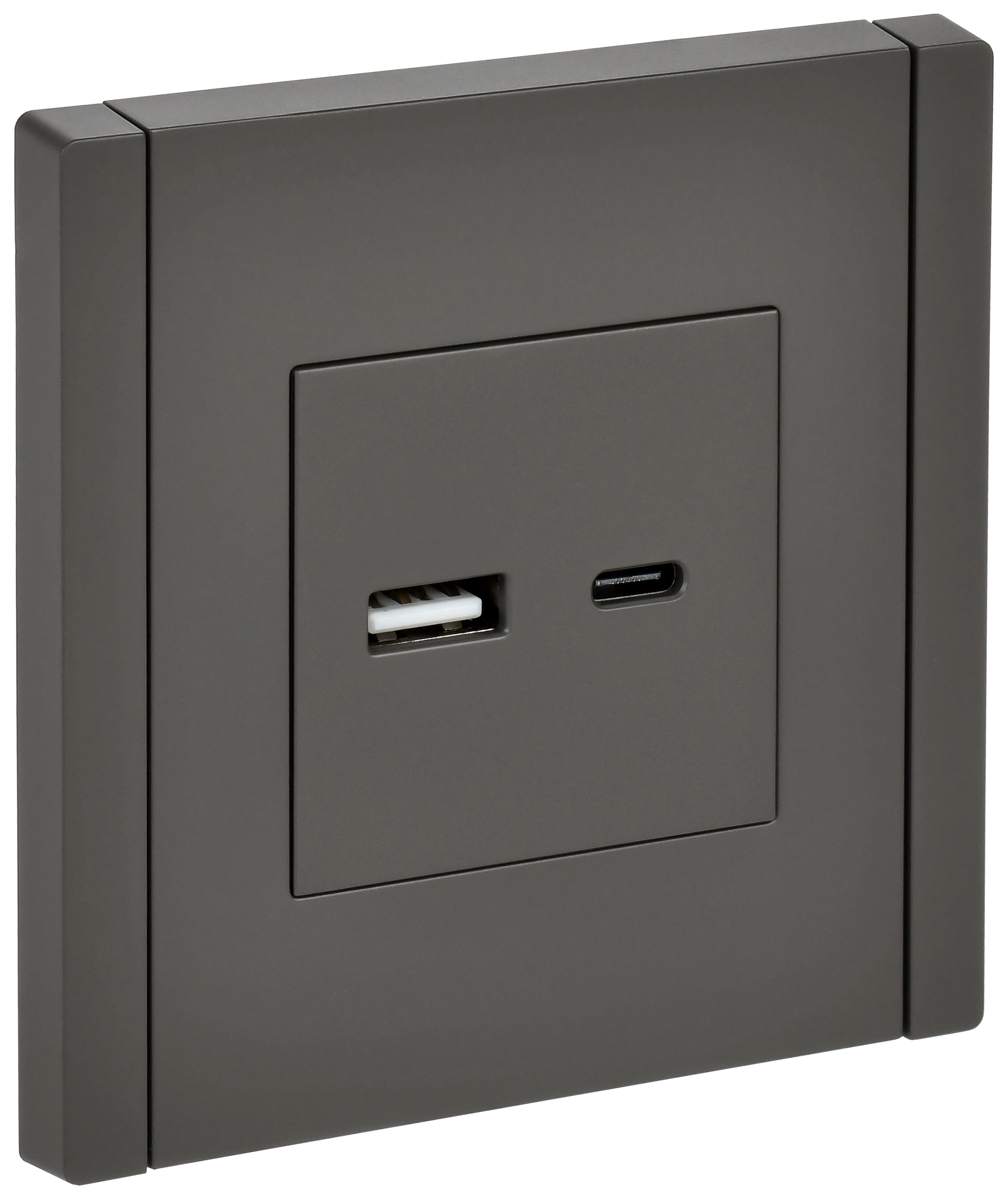 FORTE&PIANO Розетка USB A+C 18Вт FP351 серый IEK