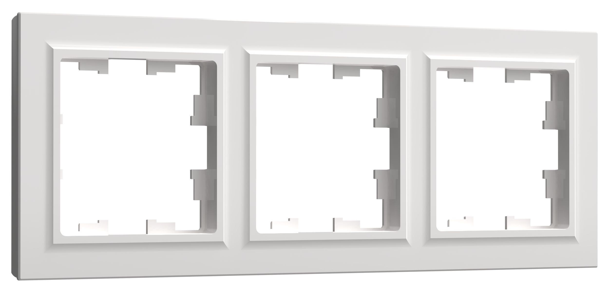 BRITE Рамка 3 поста РУ-3-БрБ белый