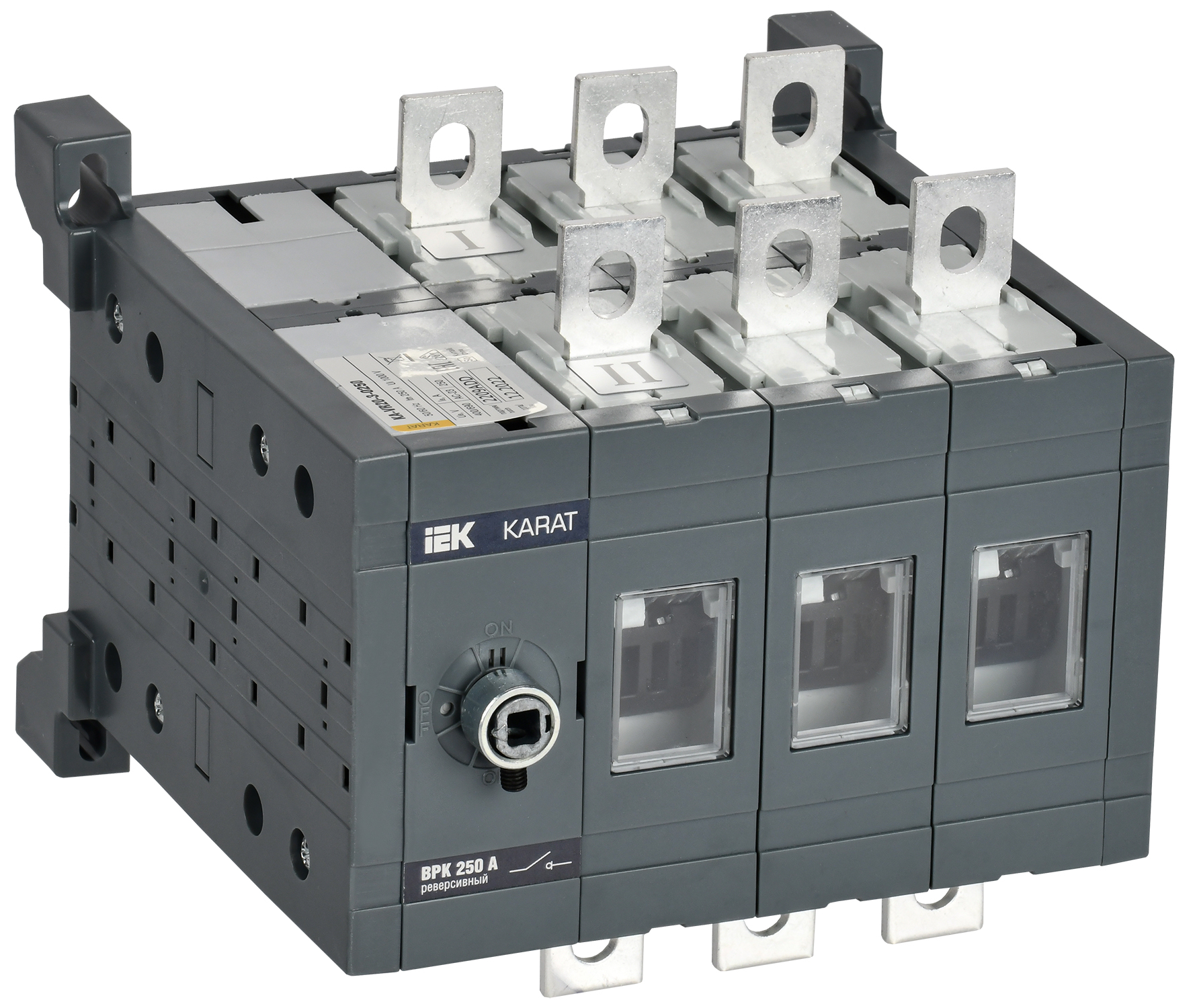 Выключатель-разъединитель ВРК реверсивный без рукоятки управления 3P 250А KARAT
