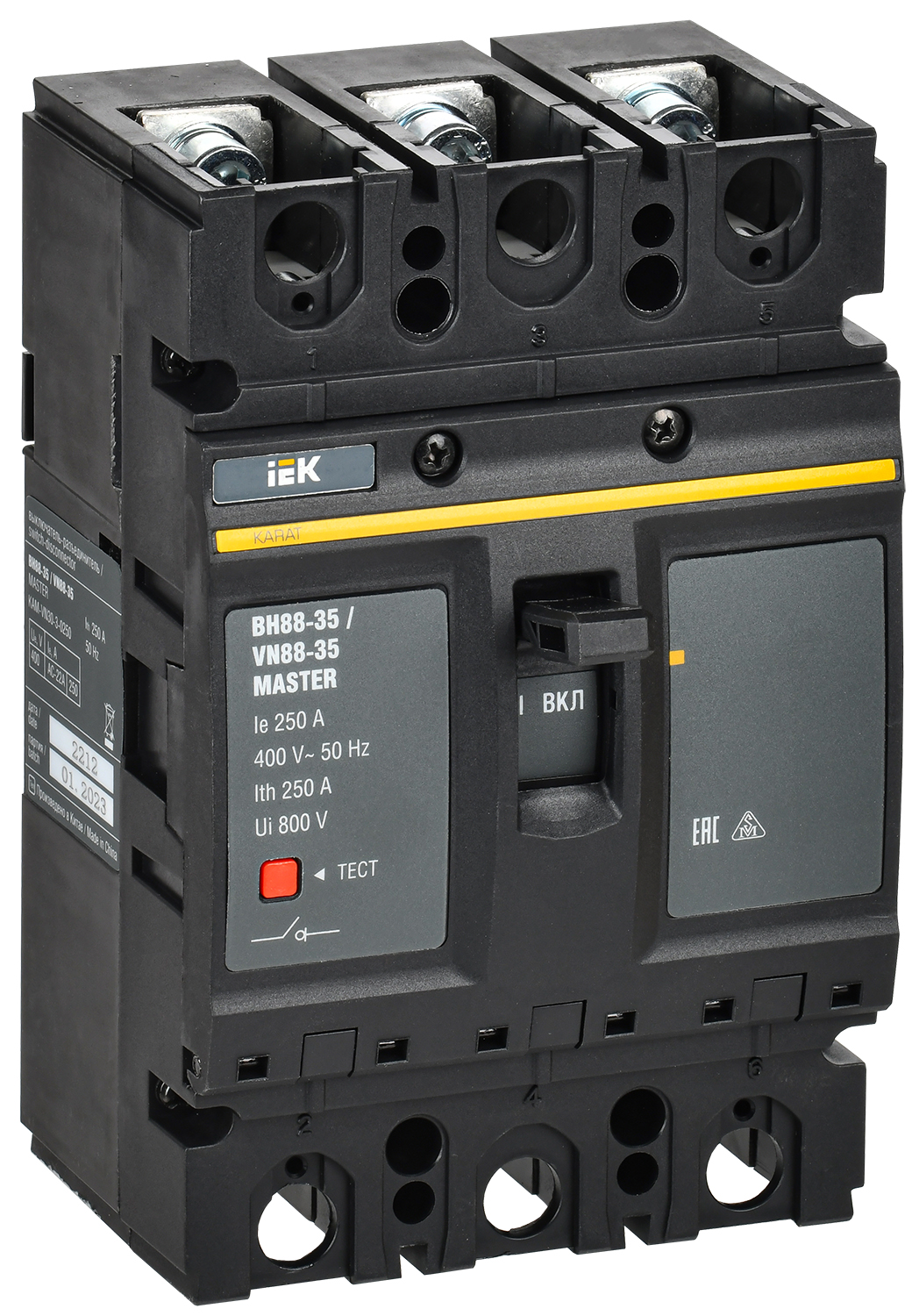 Выключатель-разъединитель KARAT MASTER ВН88-35 3P 250А