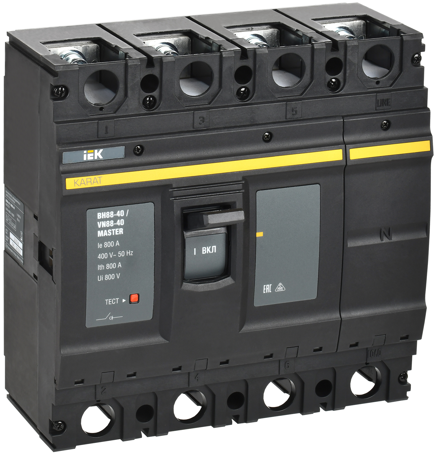 Выключатель-разъединитель KARAT MASTER ВН88-40 4P 800А