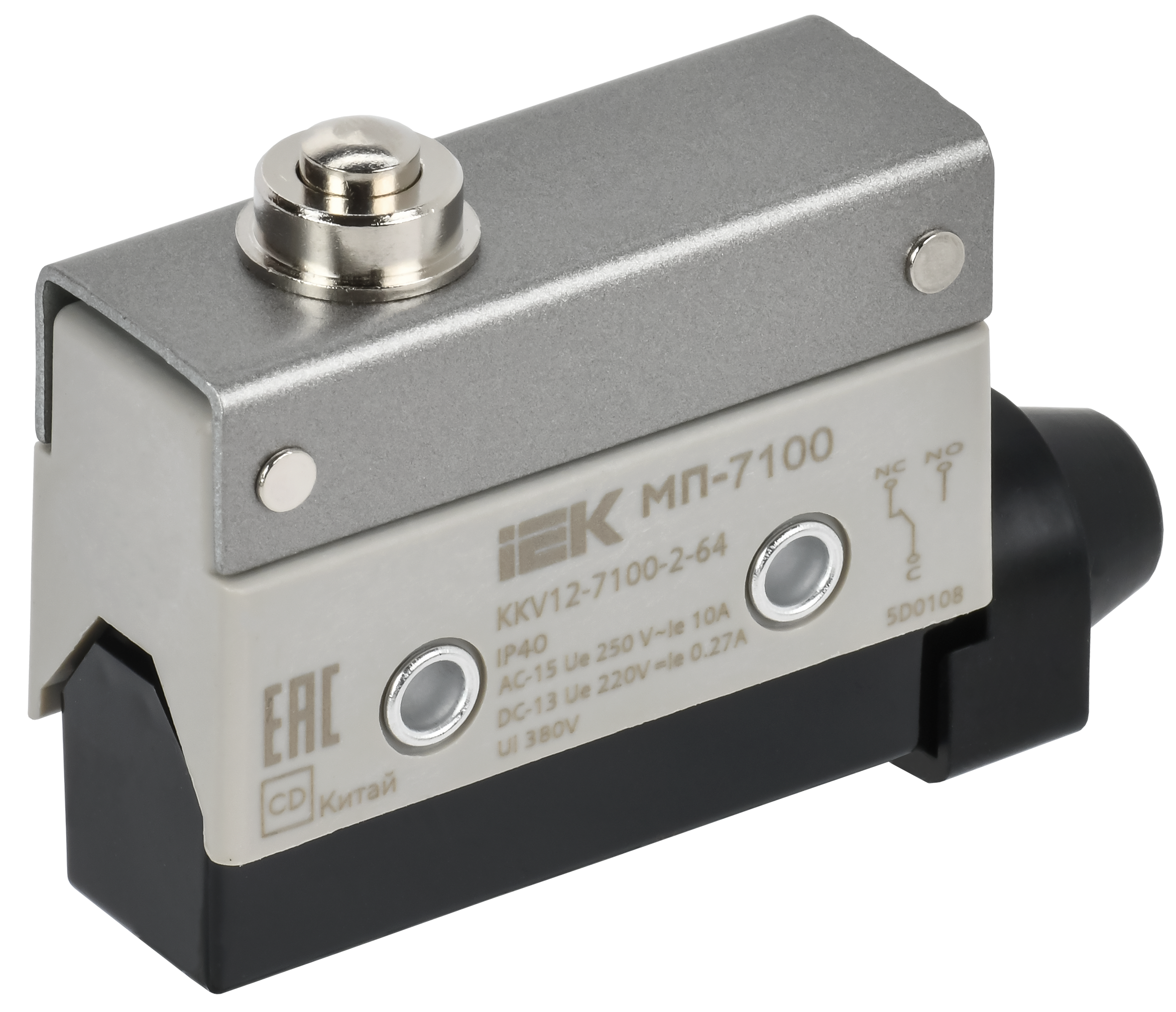 Микропереключатель концевой МП-7100 толкатель IP40