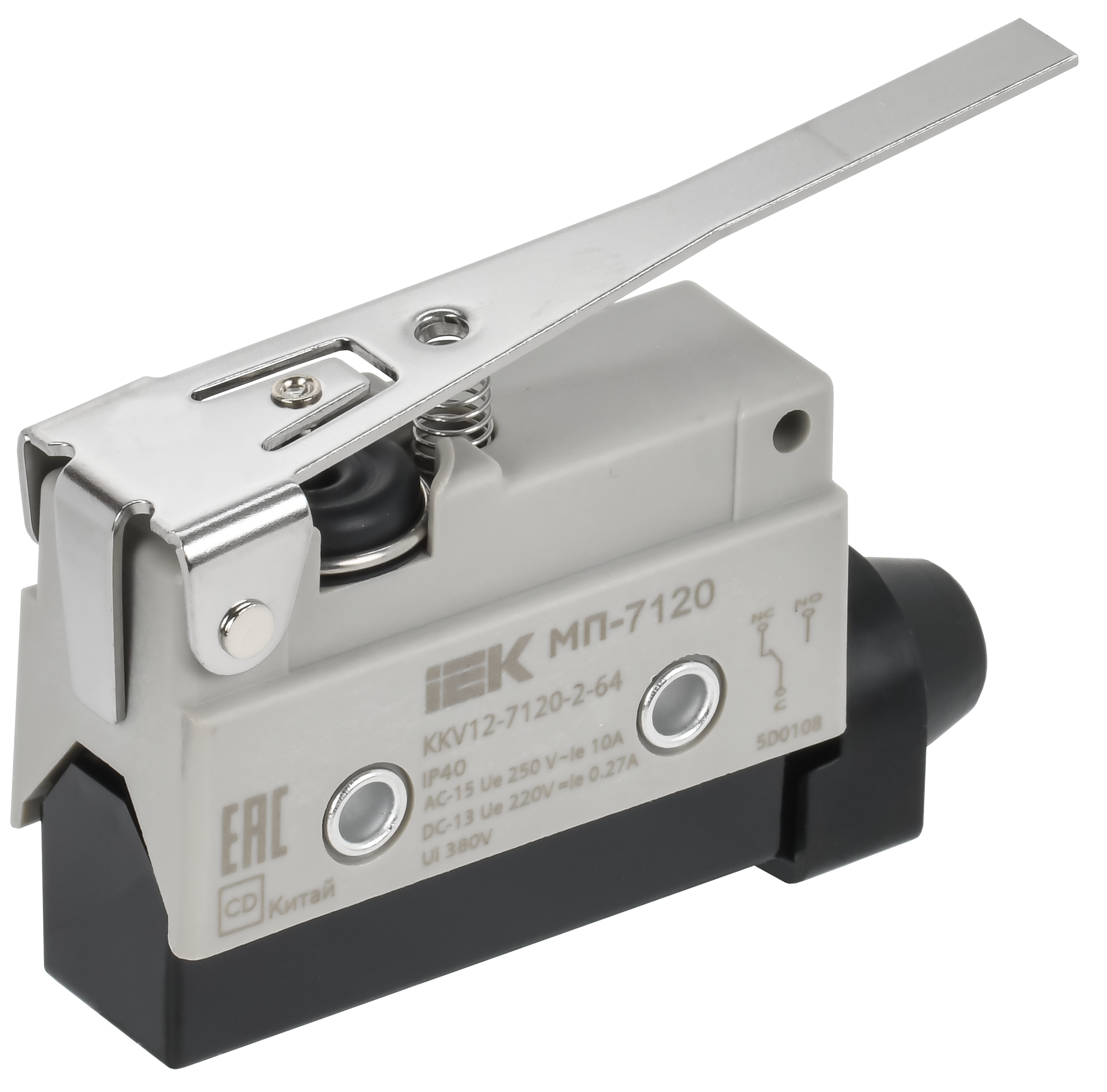 Микропереключатель концевой МП-7120 рычаг IP40
