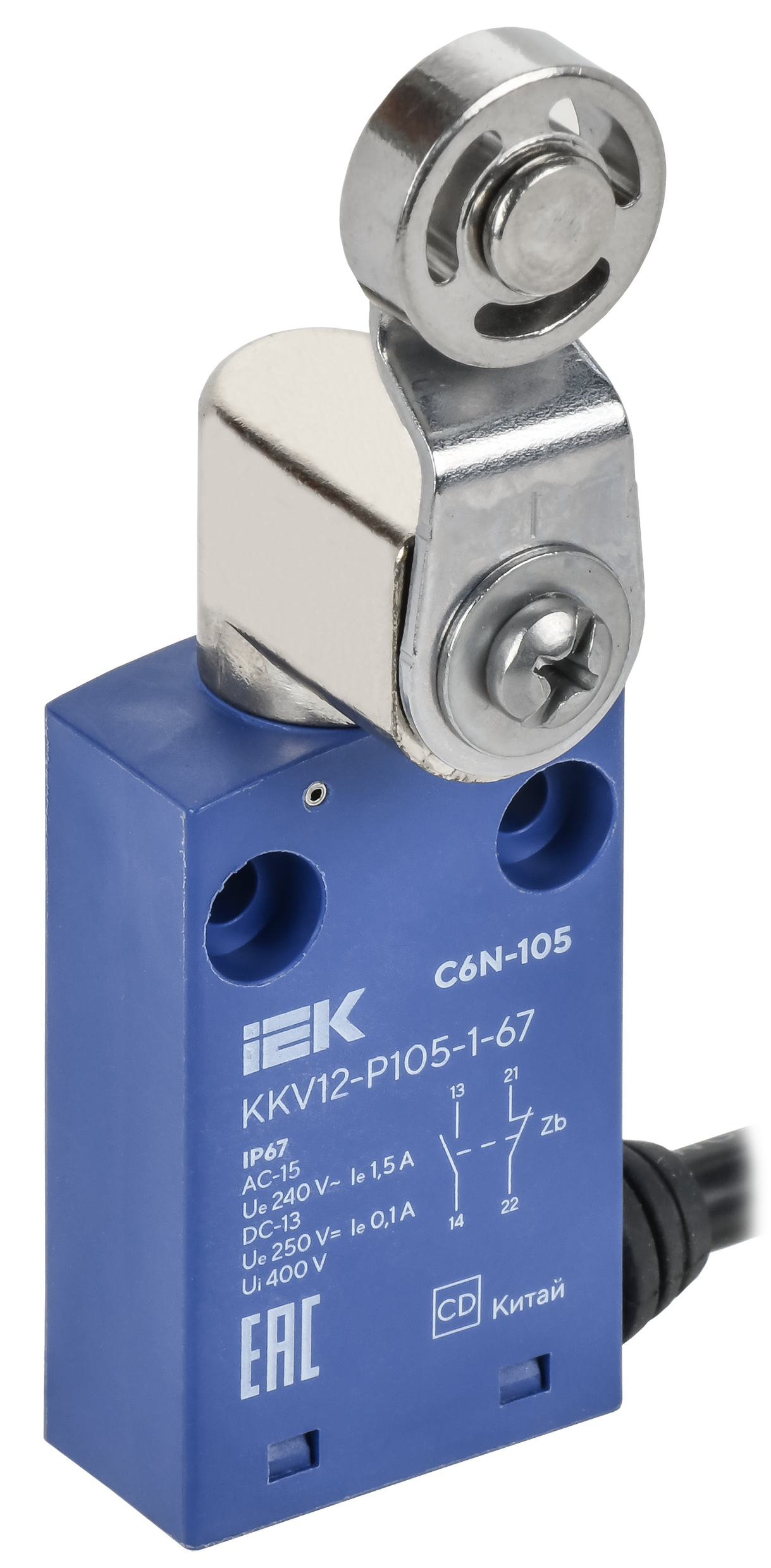 Выключатель концевой C6N-105 рычаг с металлическим роликом IP67