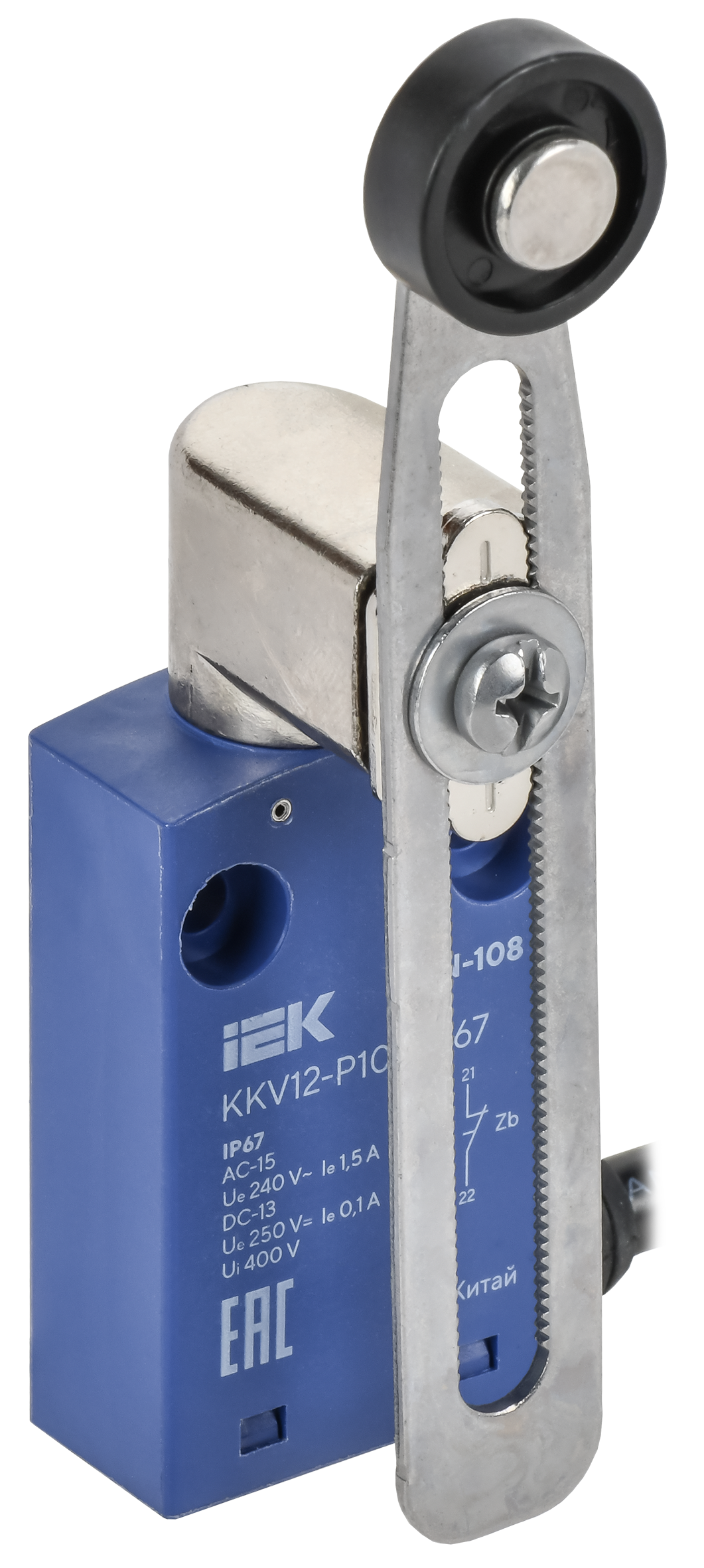 Выключатель концевой C6N-108 регулируемый рычаг с роликом IP67