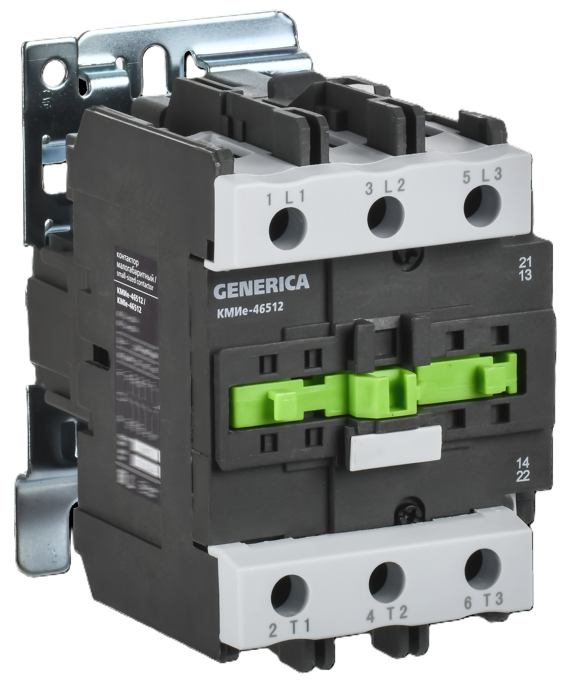 Контактор КМИе-46512 65А 230В/АС3 1NO 1NC GENERICA