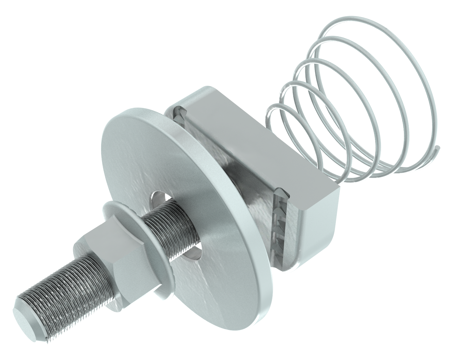 Комплект соединительный с конусной пружиной для STRUT-профиля М10х40 IEK