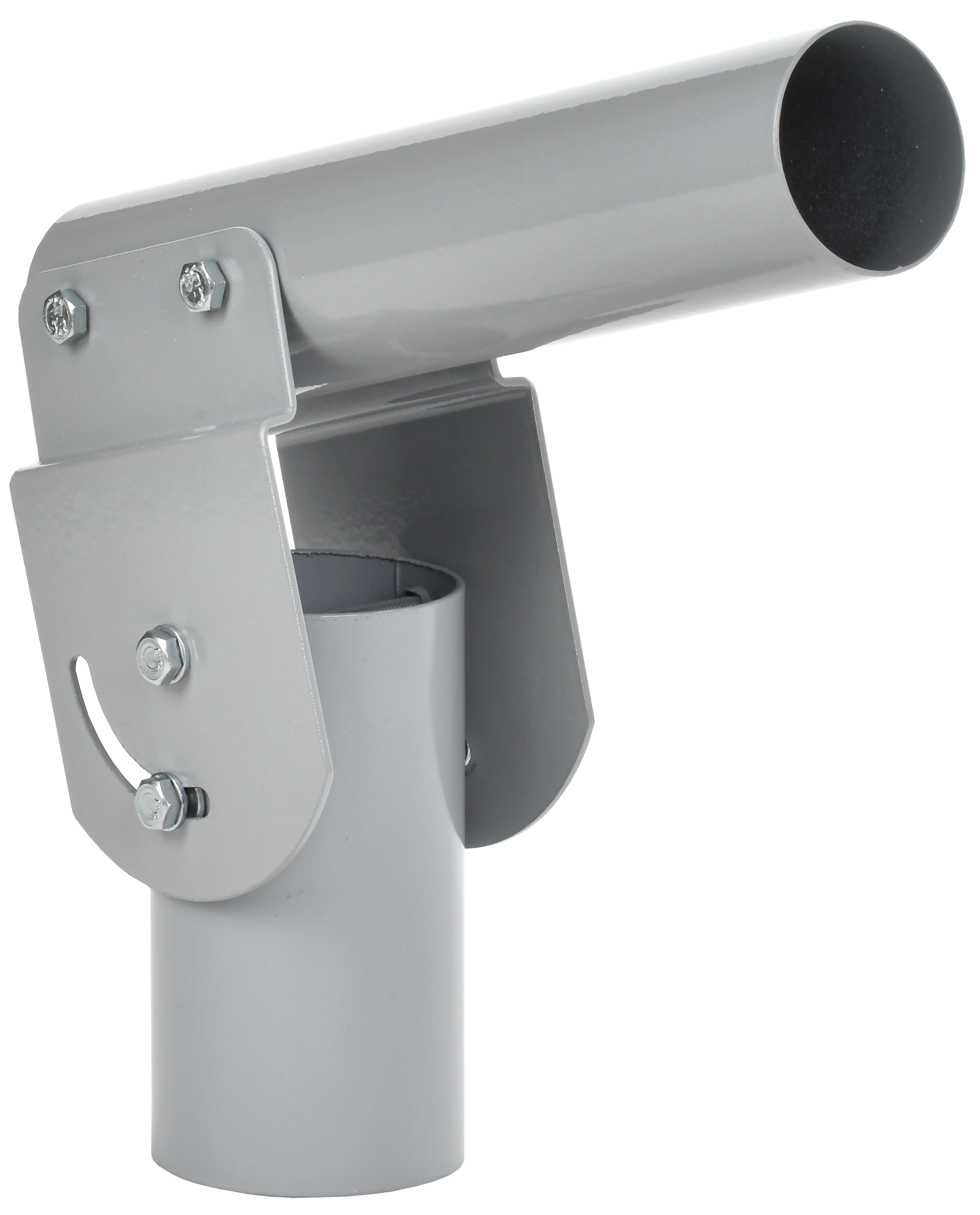 Кронштейн КР-3 D 48 L 230 на трубу регулируемый угол серый