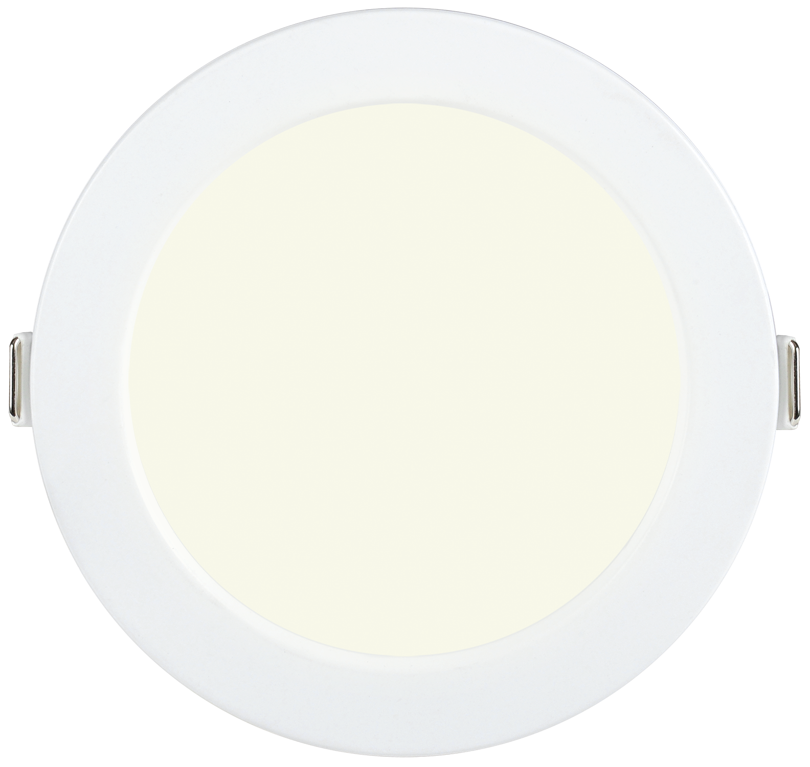 Светильник декоративный светодиодный LED встраиваемый ДВО 1612 белый круг 9Вт 3000К IP20