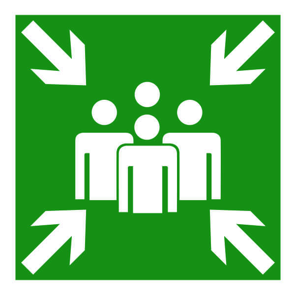 Этикетка самоклеящаяся 310х280 мм ''Место сбора''