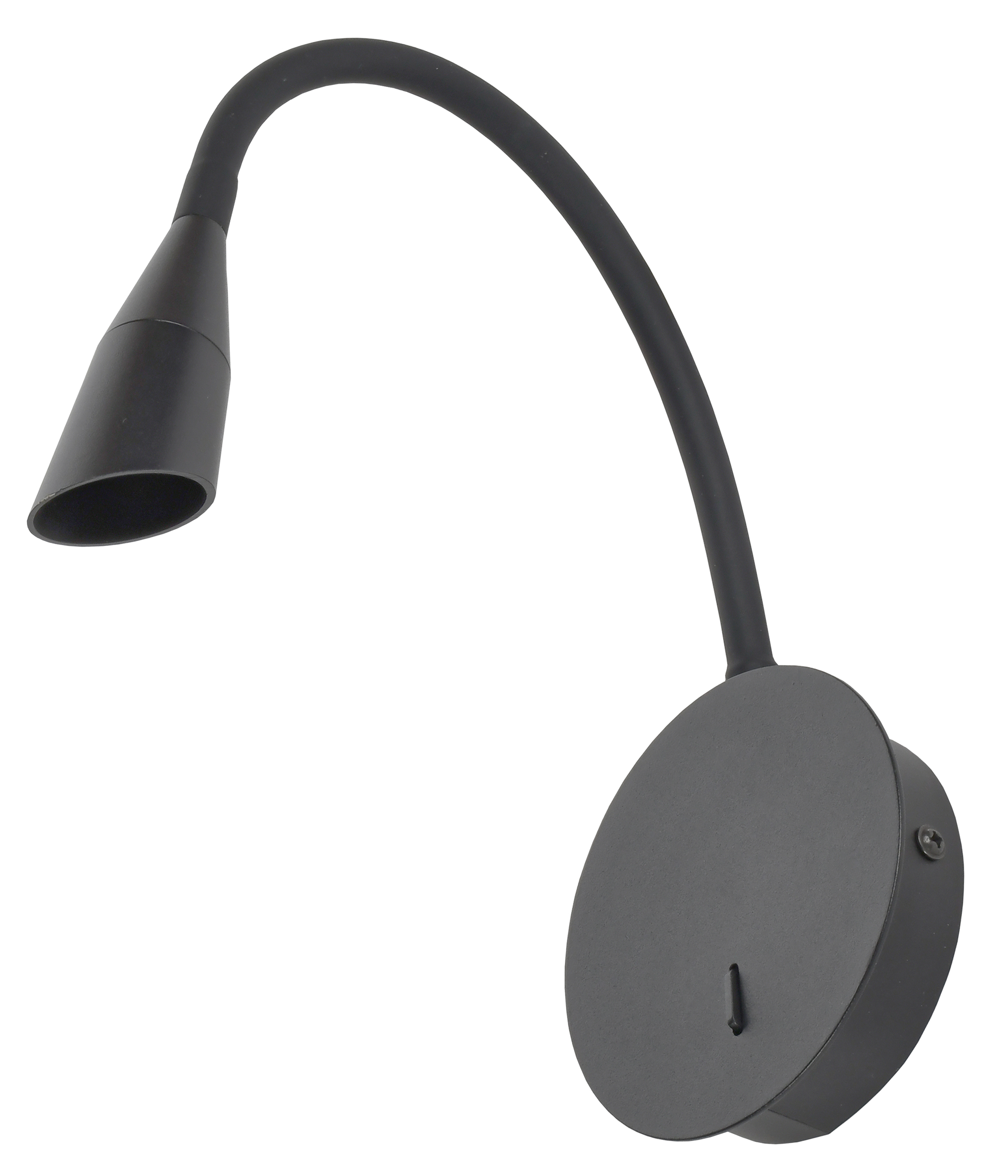 Светильник светодиодный 4701 настенный регулируемый прикроватный Светильник 3Вт 3000К IP44 черный