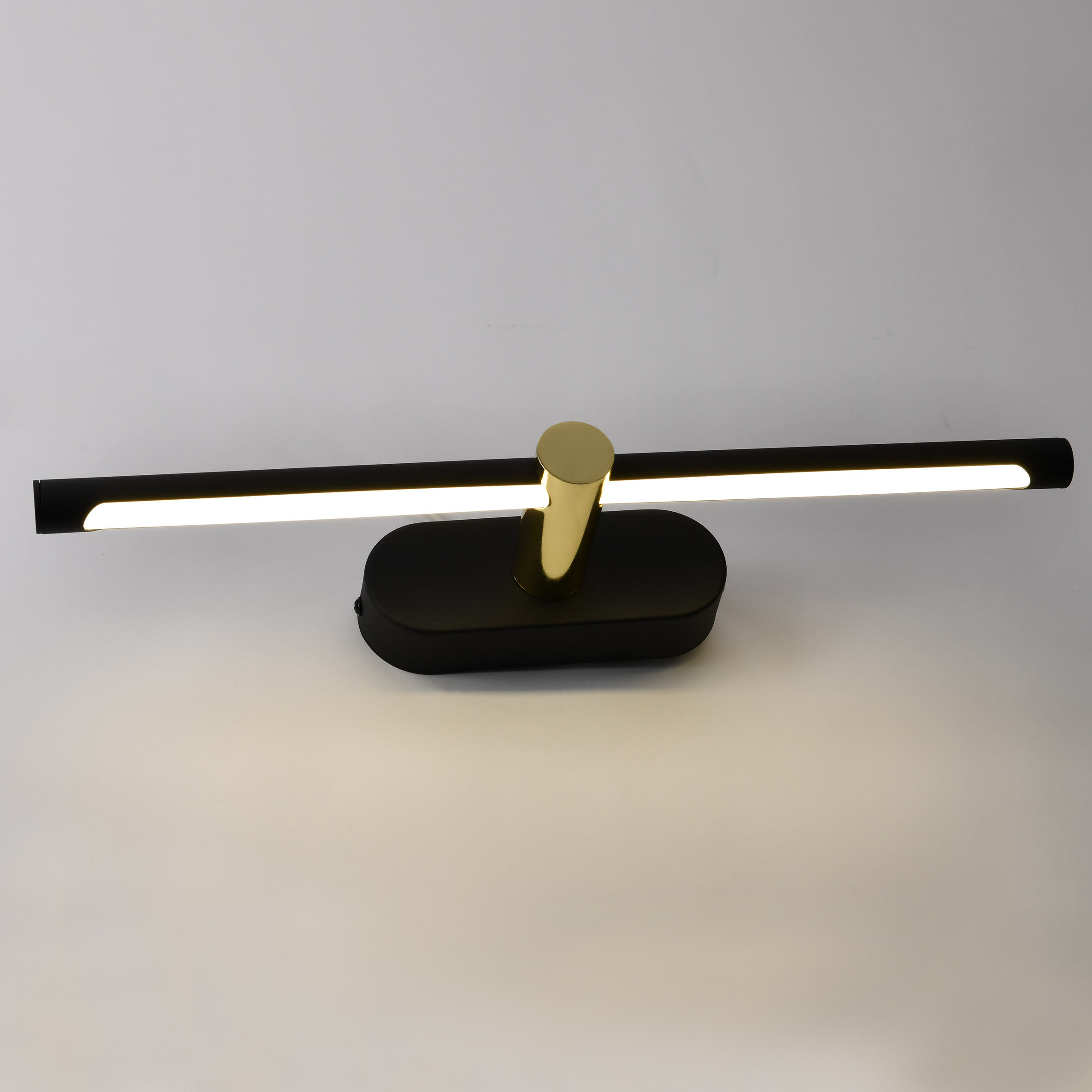 Светильник светодиодный 5114 настенный для подсветки картин и зеркал 9Вт 4000К IP20 черный/золото