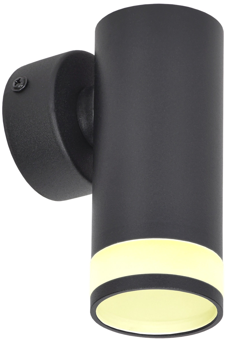 Светильник декоративный 4008 накладной настенный под лампу GU10 черный