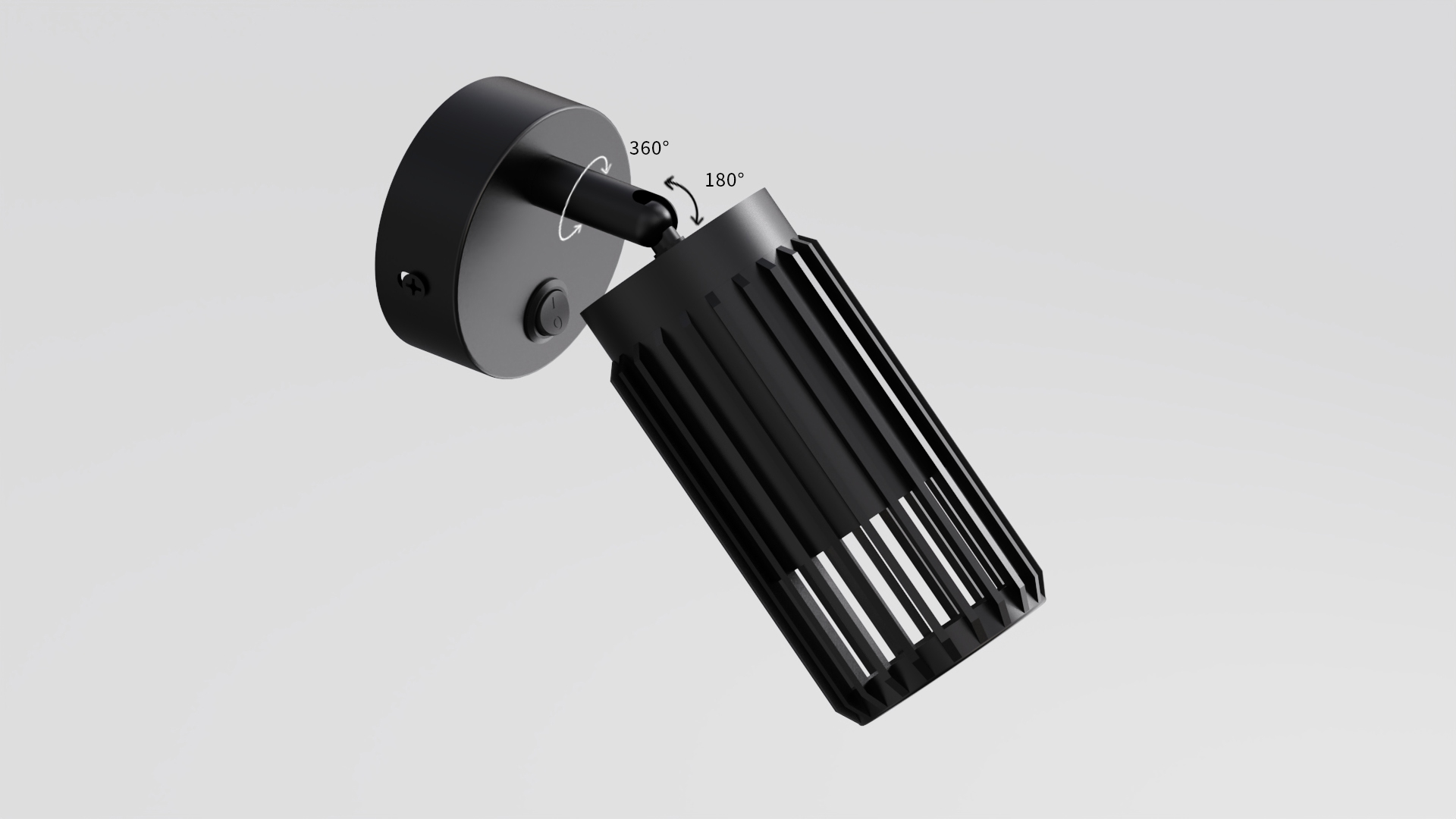 Светильник 4212 настенный под лампу GU10 черный