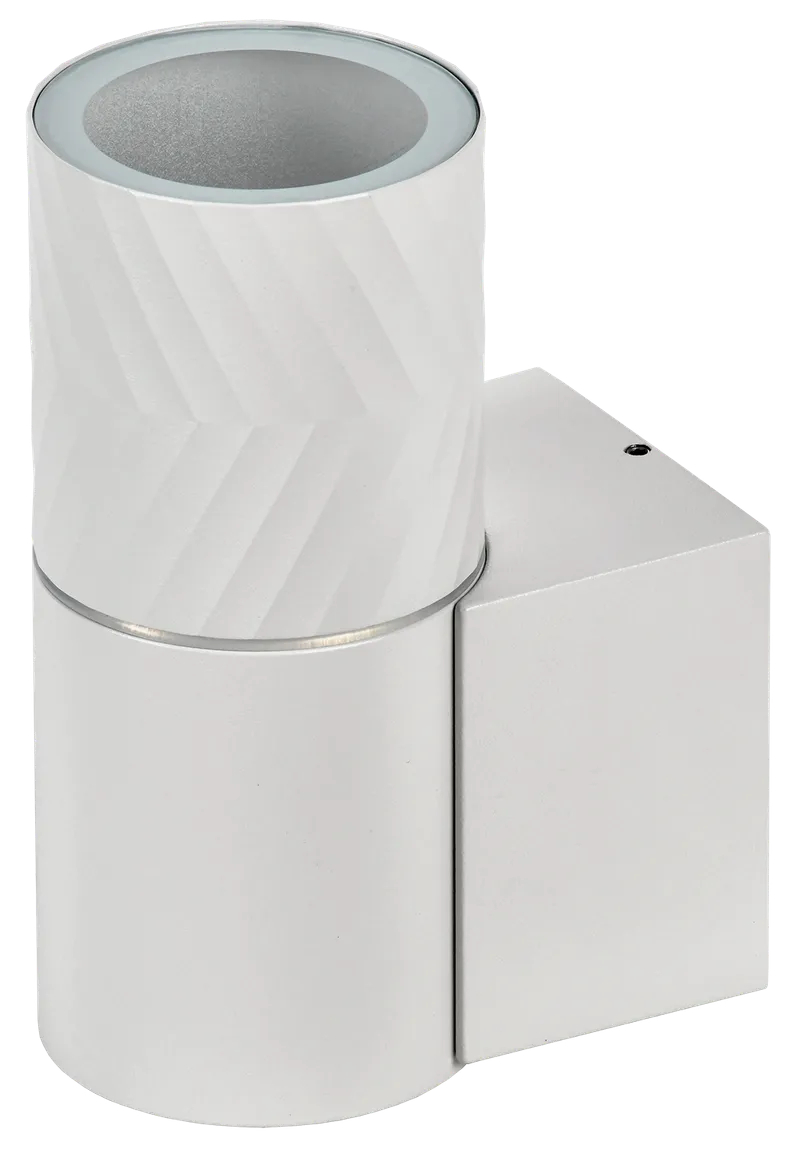 Светильник декоративный уличный для наружного освещения 5107 настенный под лампу GU10 IP65 белый