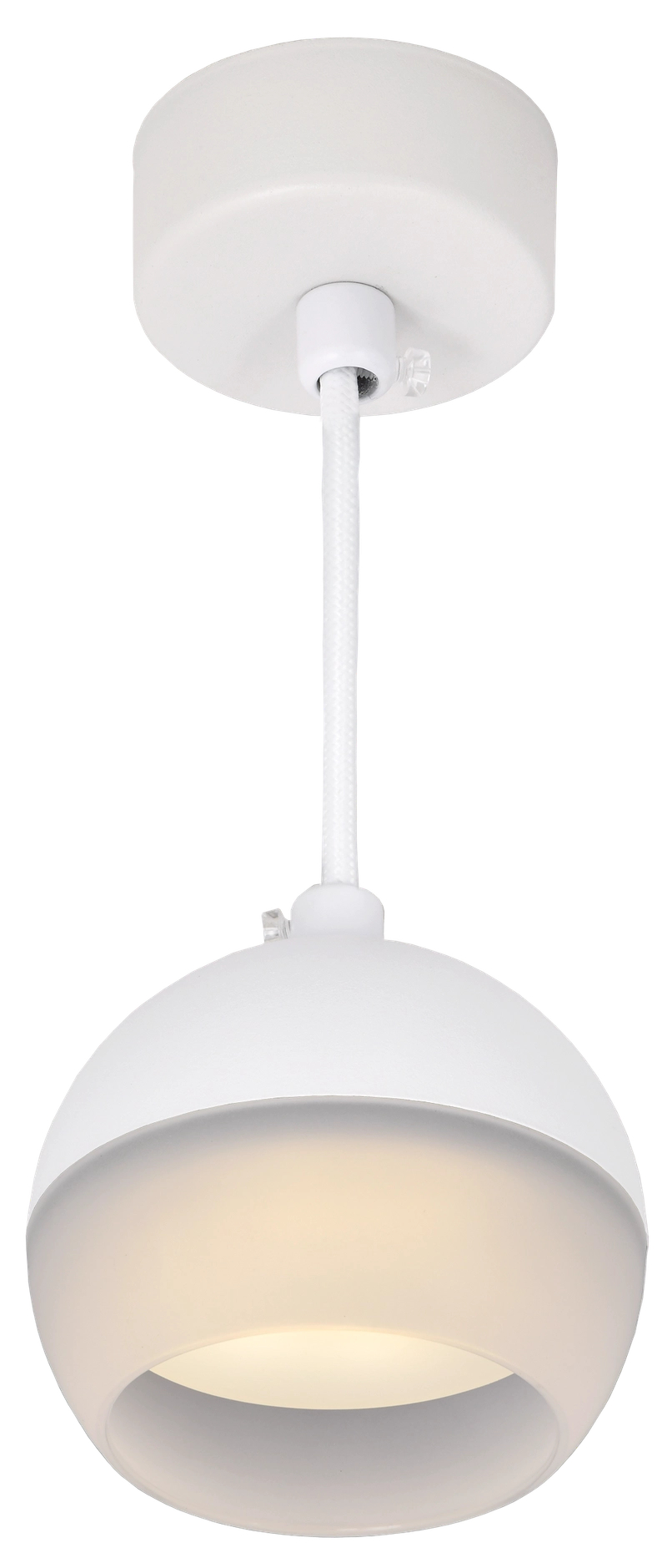 Светильник декоративный 4012 подвесной на потолок под лампу GX53 белый