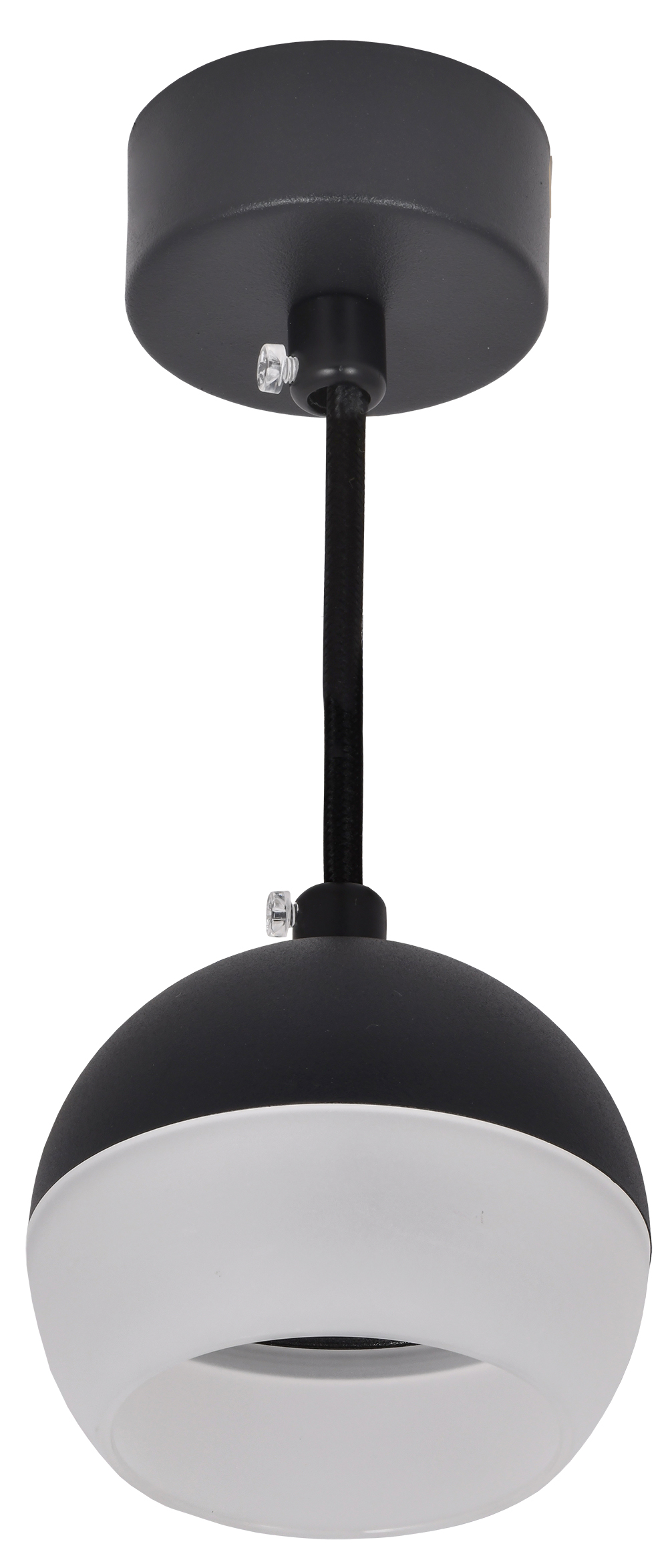 Светильник декоративный 4012 подвесной на потолок под лампу GX53 черный