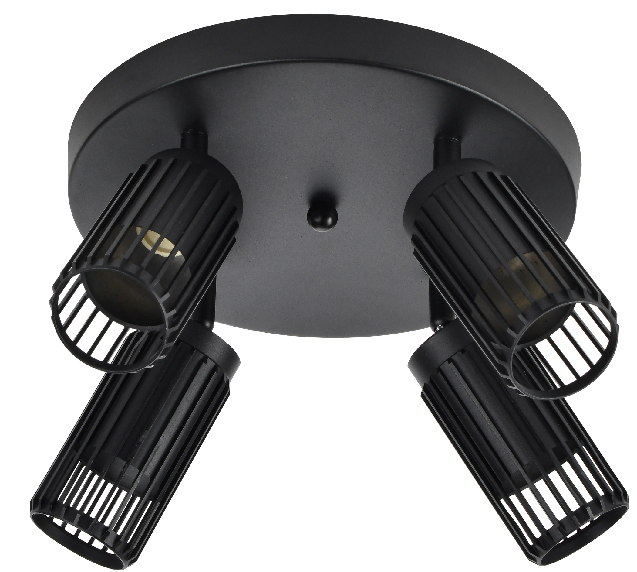 Светильник 4209 накладной потолочный под лампу 4хGU10 черный