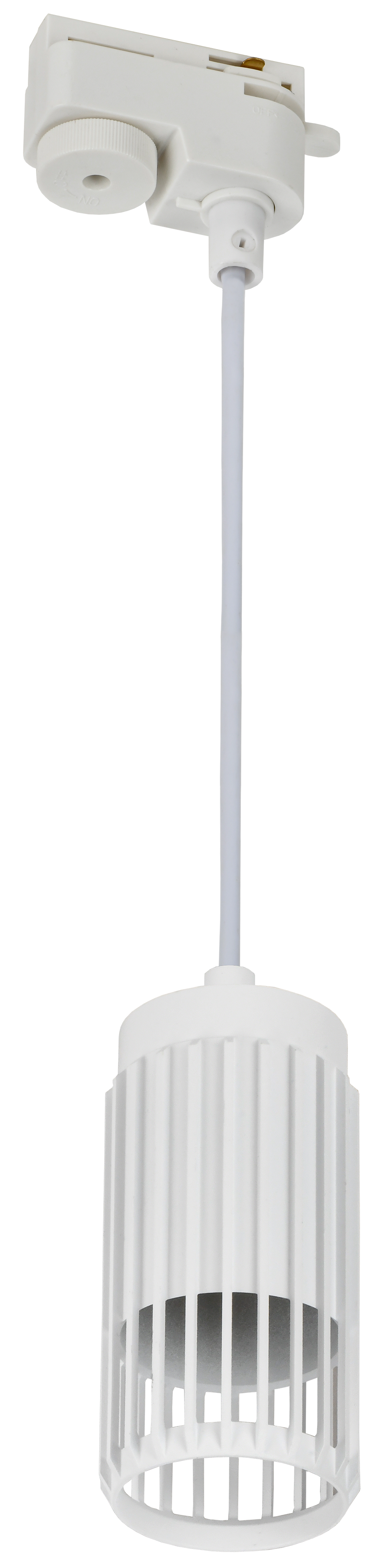 Светильник на шинопроводе 4213 декоративный трековый спот подвесной под лампу GU10 белый