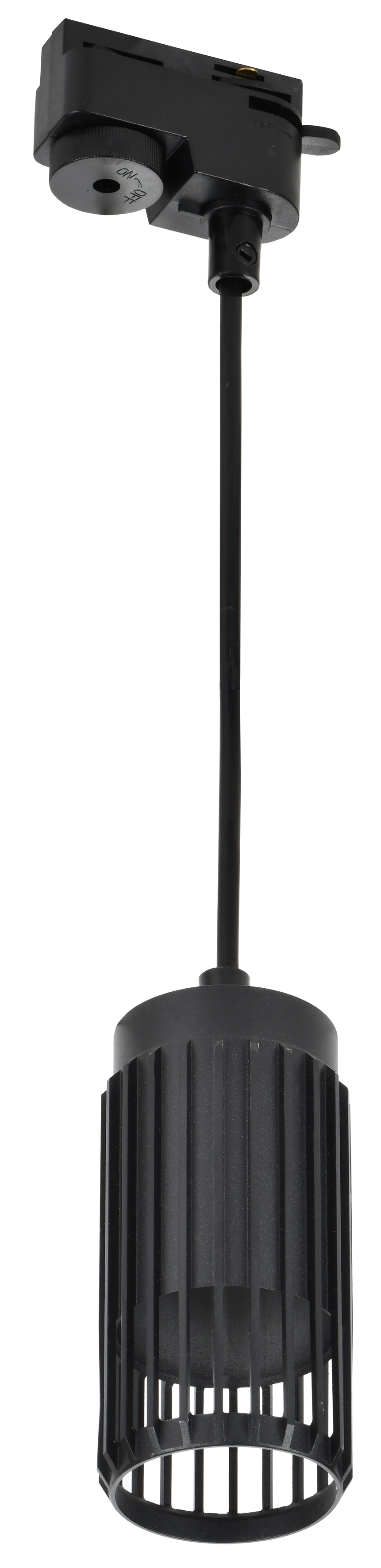 Светильник на шинопроводе 4213 декоративный трековый спот подвесной под лампу GU10 черный