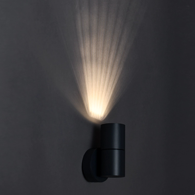 Светильник декоративный уличный для наружного освещения 5112 настенный под лампу GU10 IP65 серый