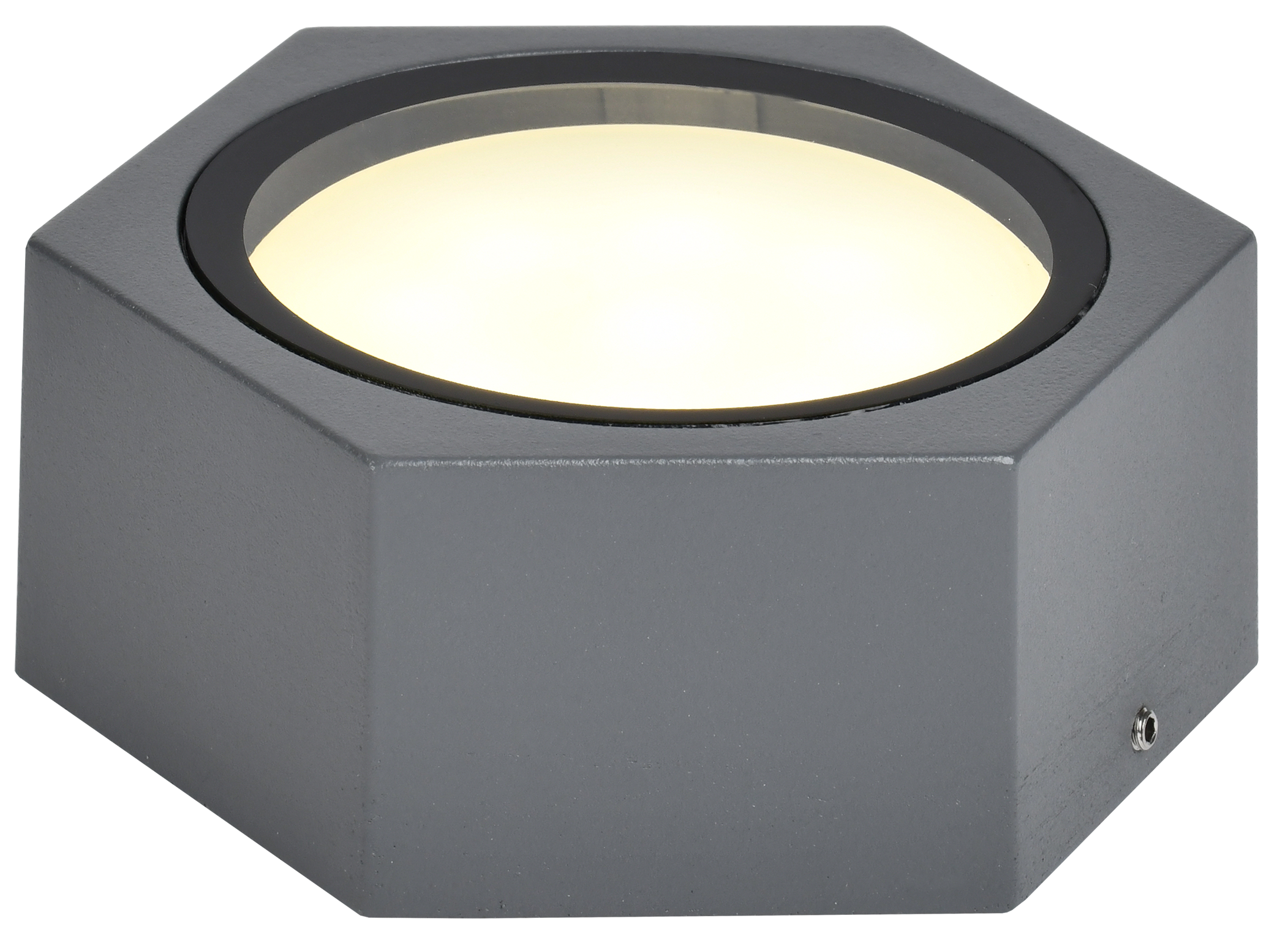 Светильник уличный декоративный для наружного освещения 5204 потолочный под лампу GX53 IP65 серый