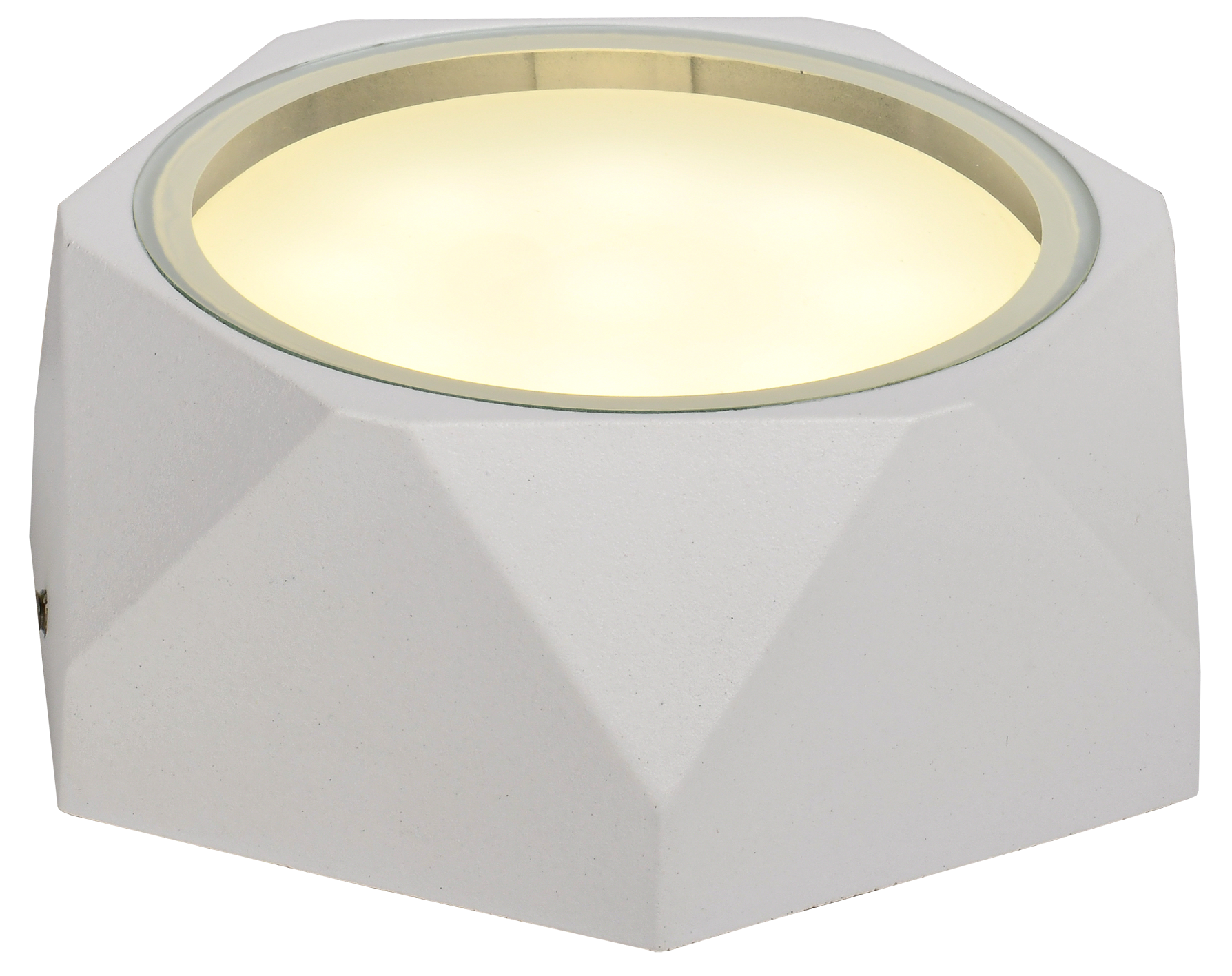 Светильник уличный декоративный для наружного освещения 5304 потолочный под лампу GX53 IP65 белый