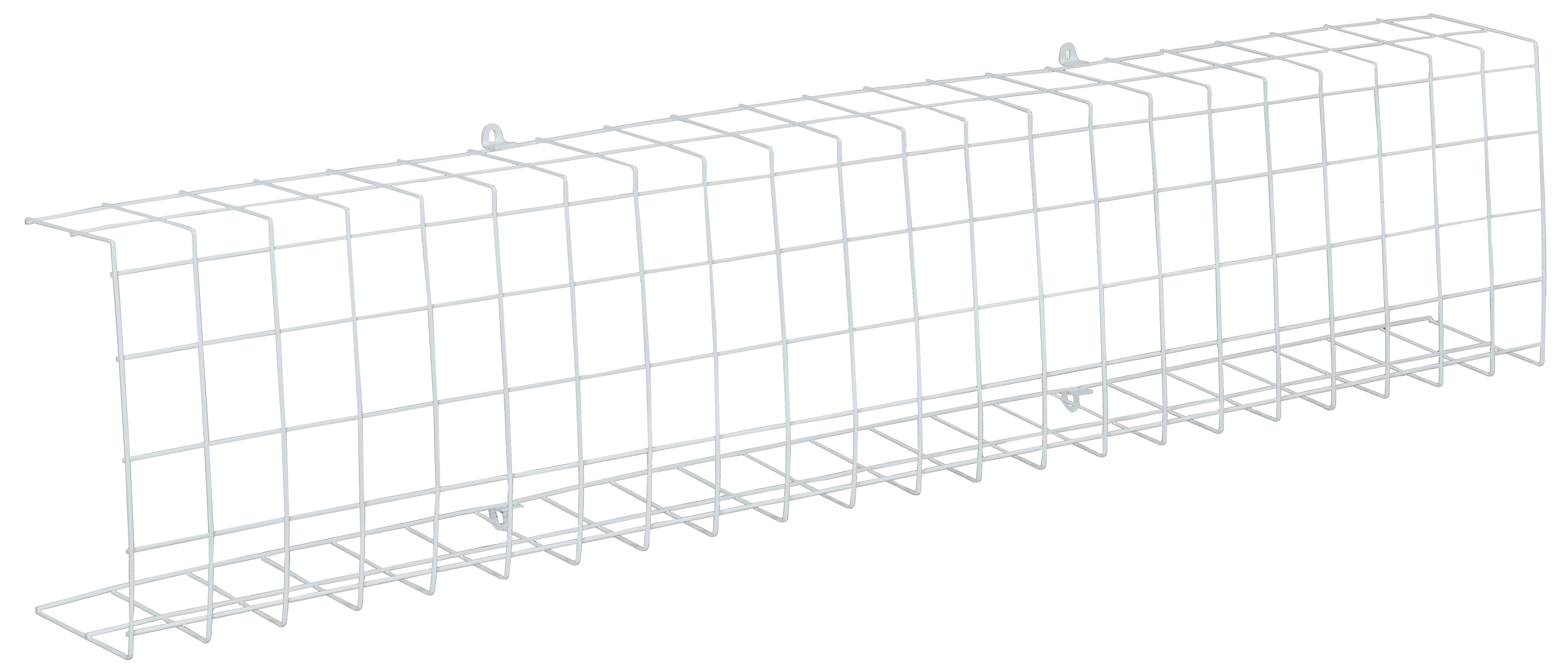 Решетка защитная для светильника LED ДВО 1260х270х95мм белая