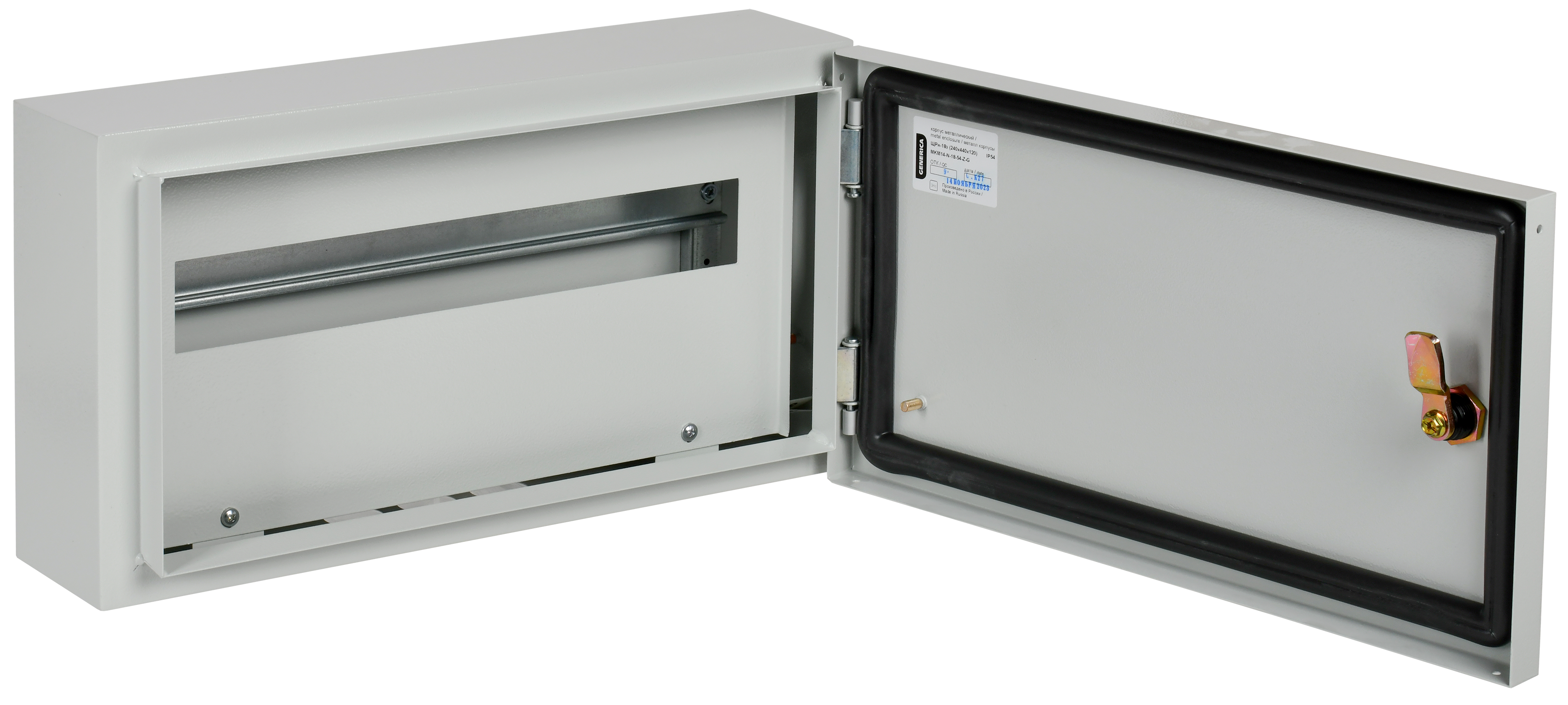 Корпус металлический распределительный ЩРн-18з (240х440х120мм) IP54 GENERICA