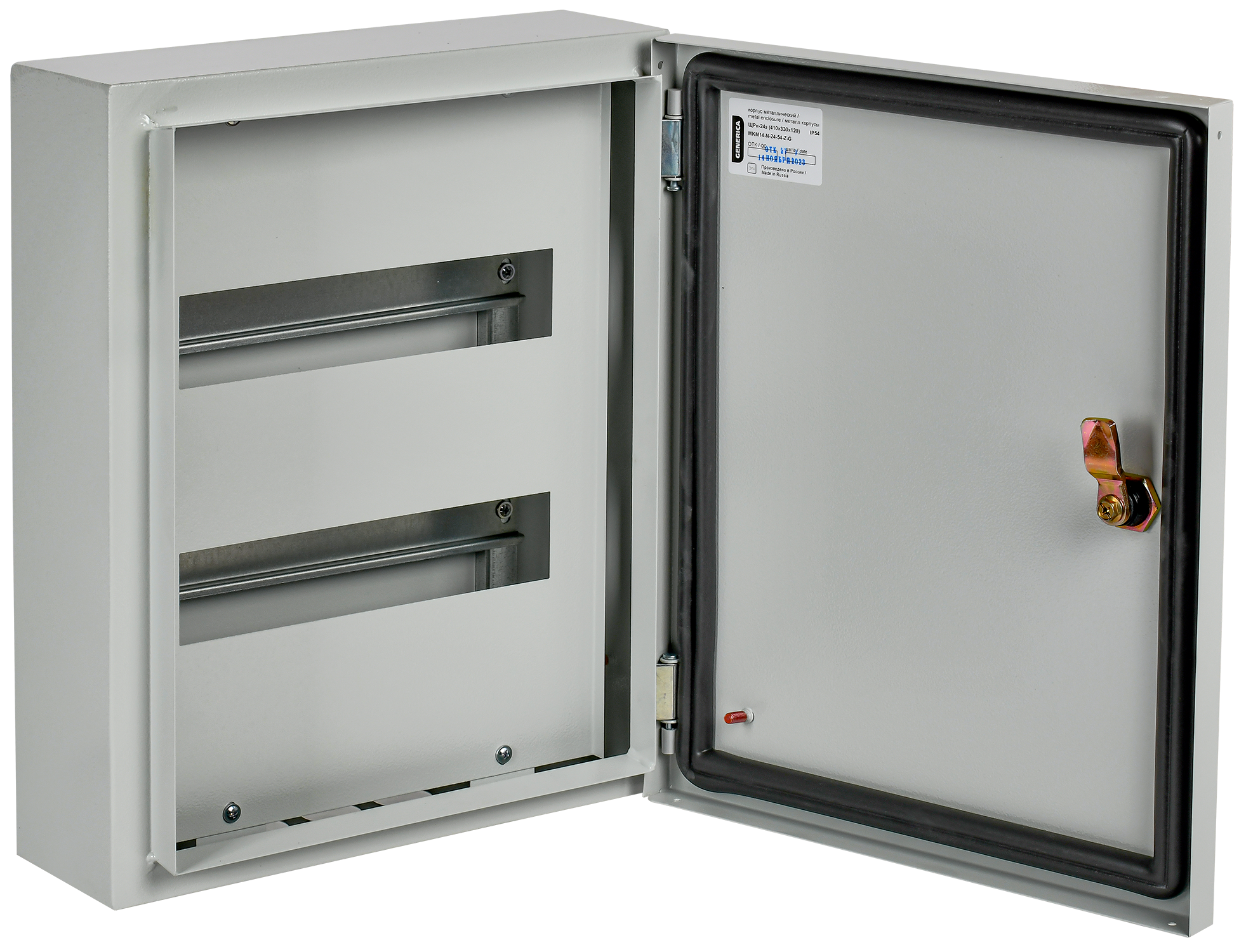 Корпус металлический ЩРн-24з (410х330х120) IP54 GENERICA
