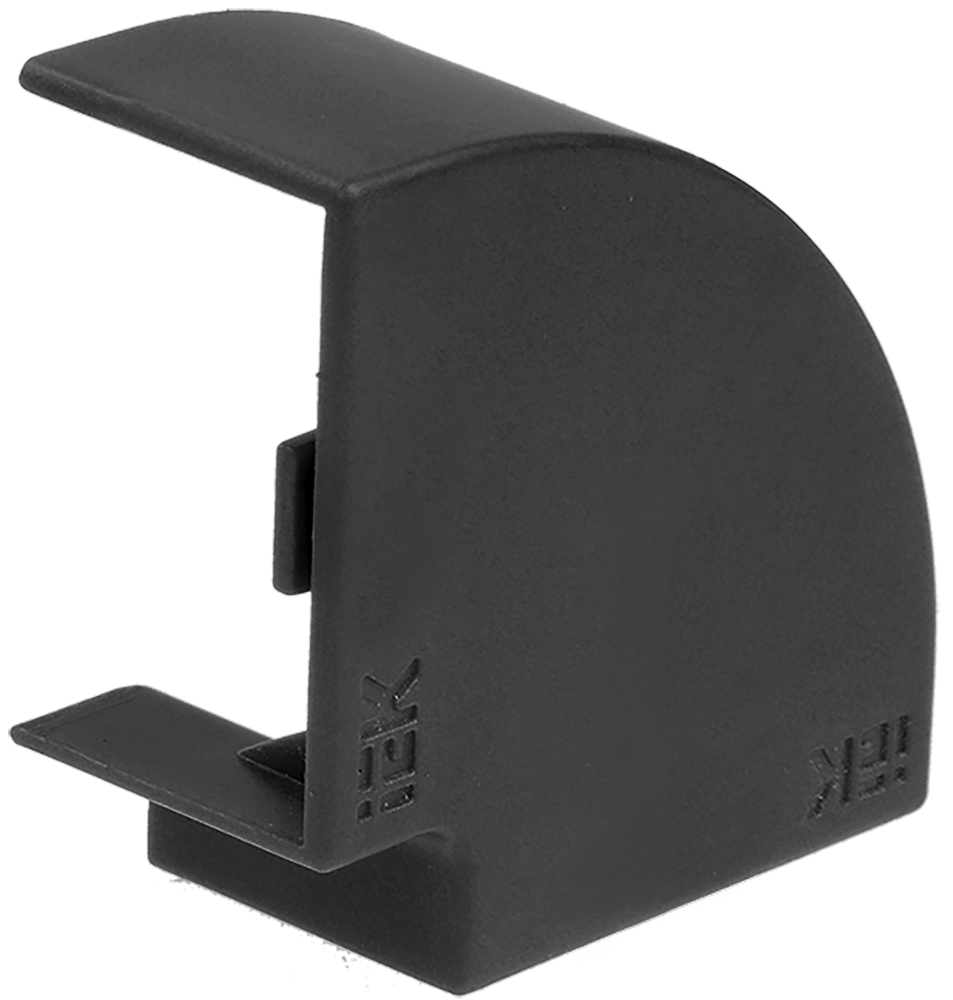 ELECOR Поворот 90град КМП 25х16 черный (4шт/компл)