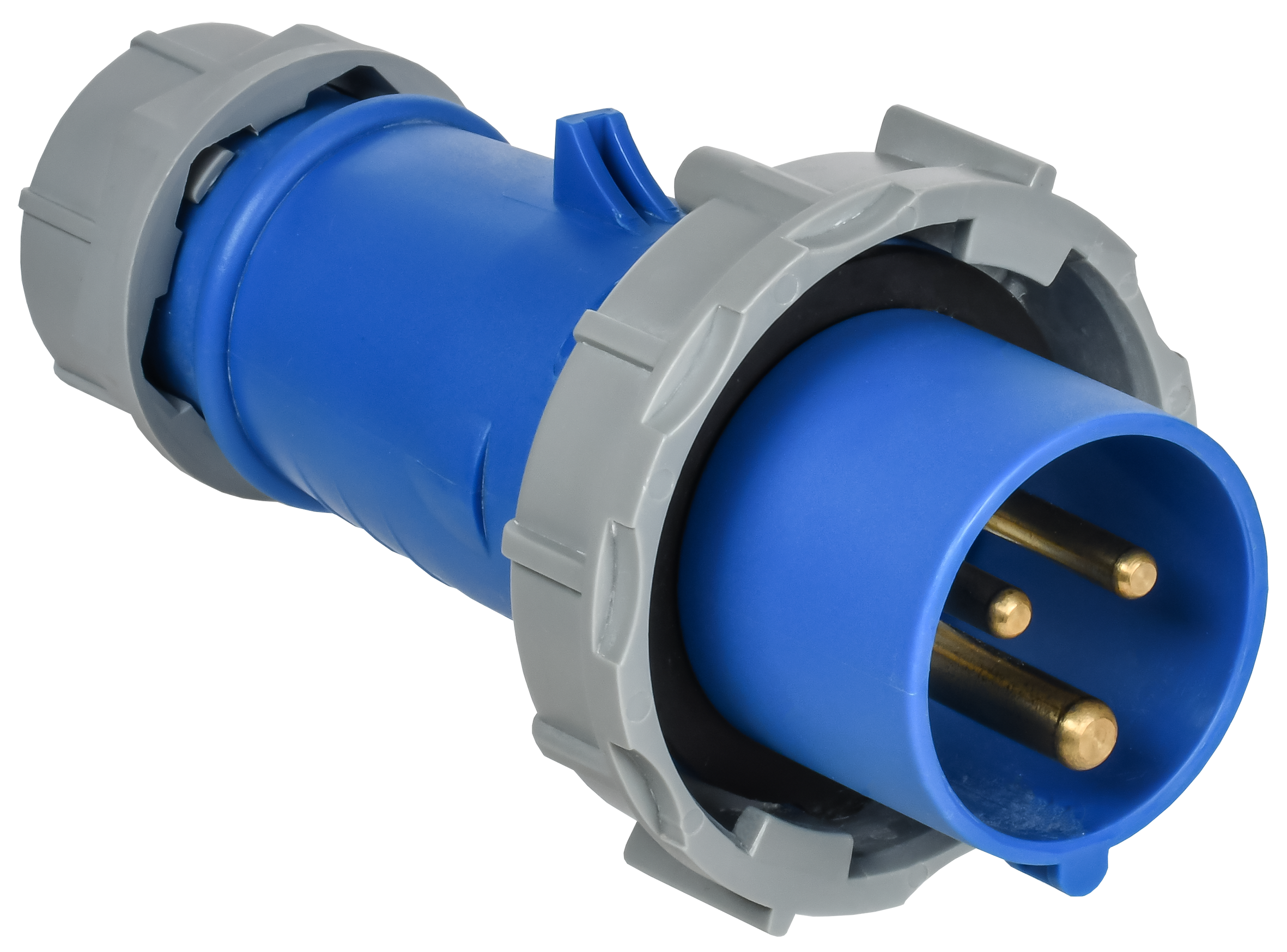 Вилка переносная ССИ-0132 16А-6ч/200-250В 2P+PE IP67 IEK