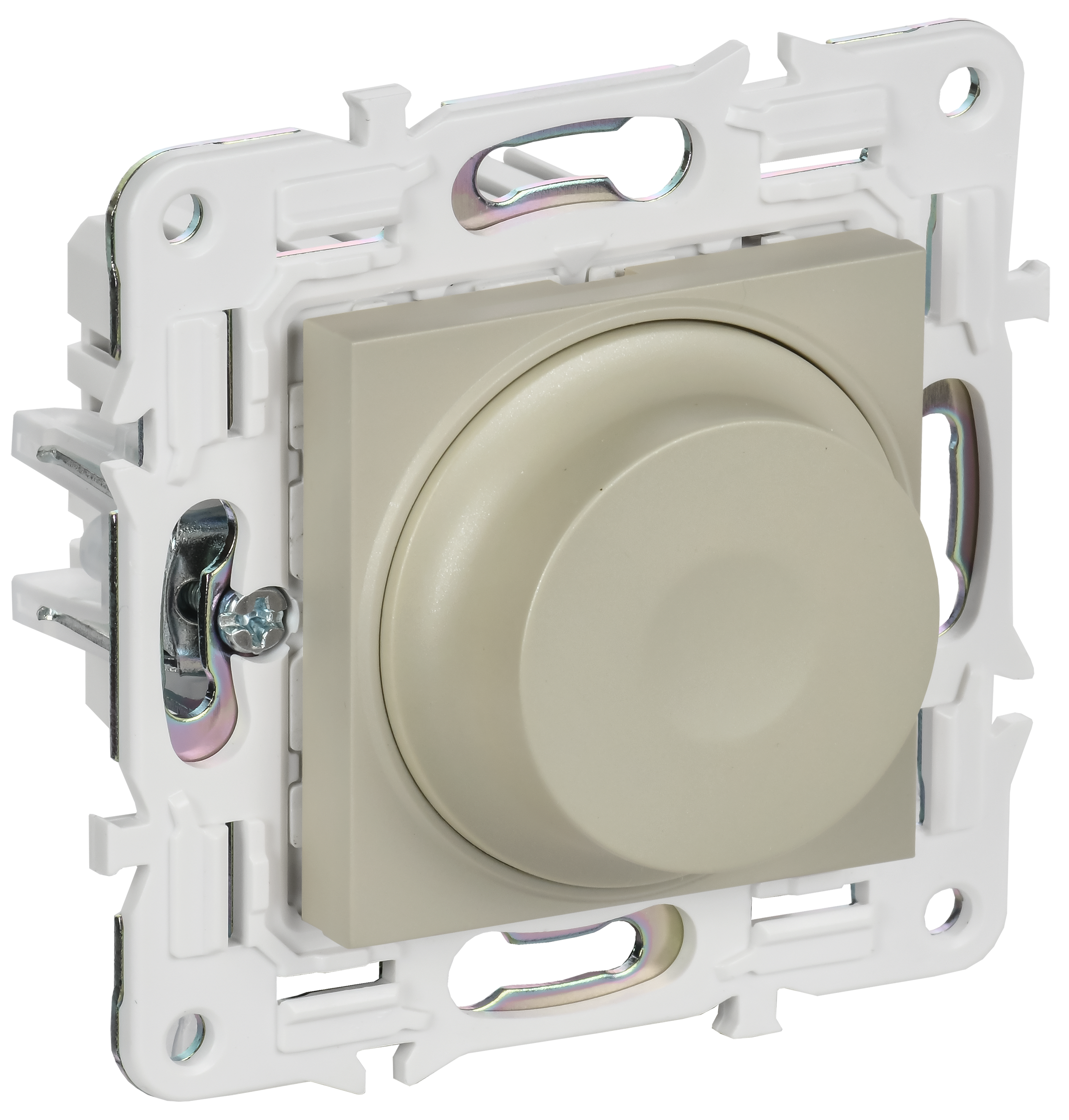 SKANDY Светорегулятор поворотный с индикацией 600Вт SK-D01B бежевый IEK