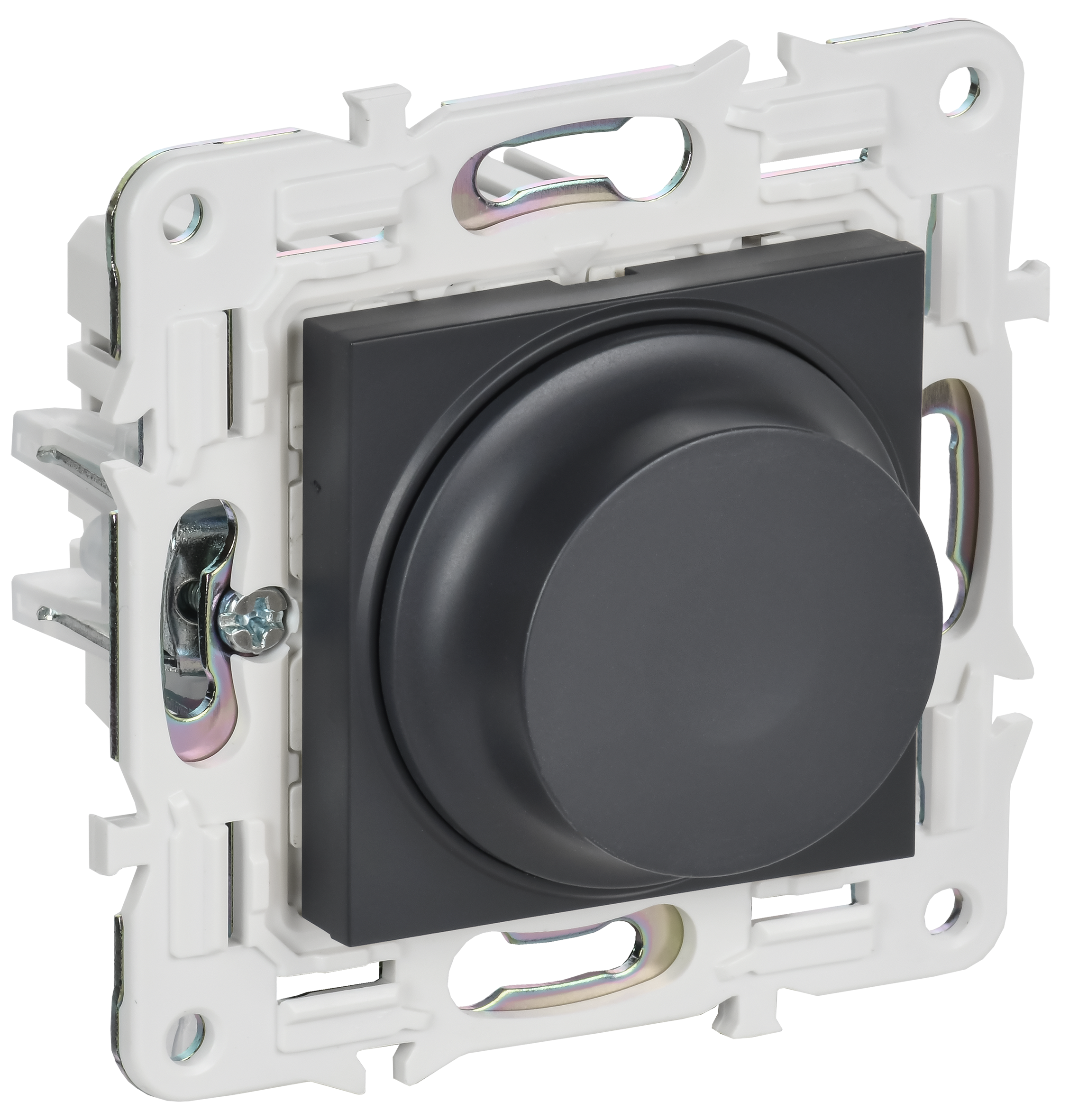 SKANDY Светорегулятор поворотный с индикацией 600Вт SK-D01T титан IEK