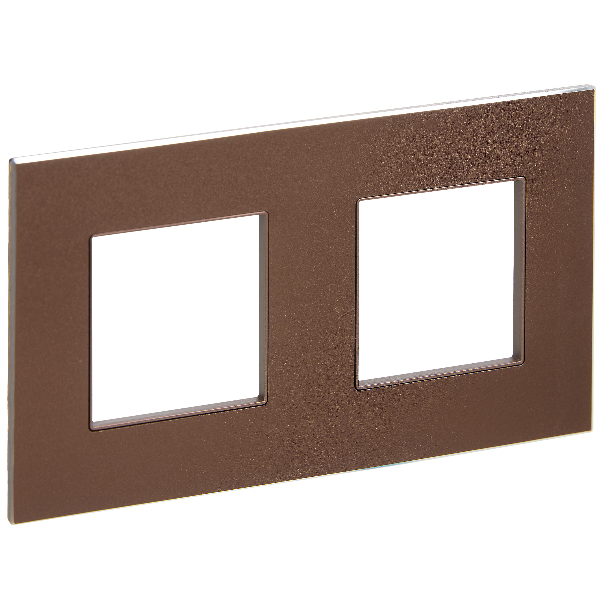 SKANDY Рамка 2-местная SK-F32Br металл шоколад IEK