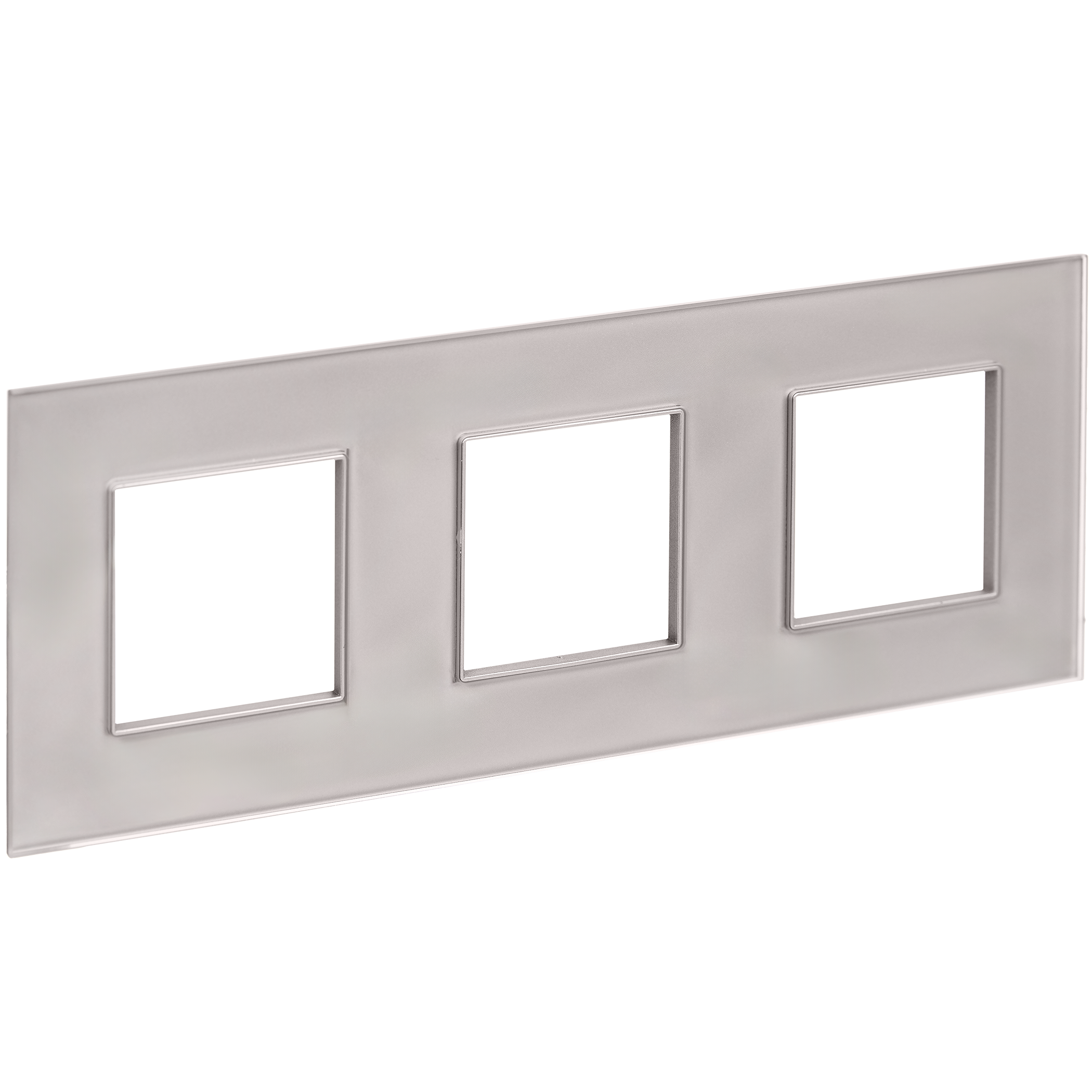 SKANDY Рамка 3-местная SK-F23Sh стекло шампань IEK