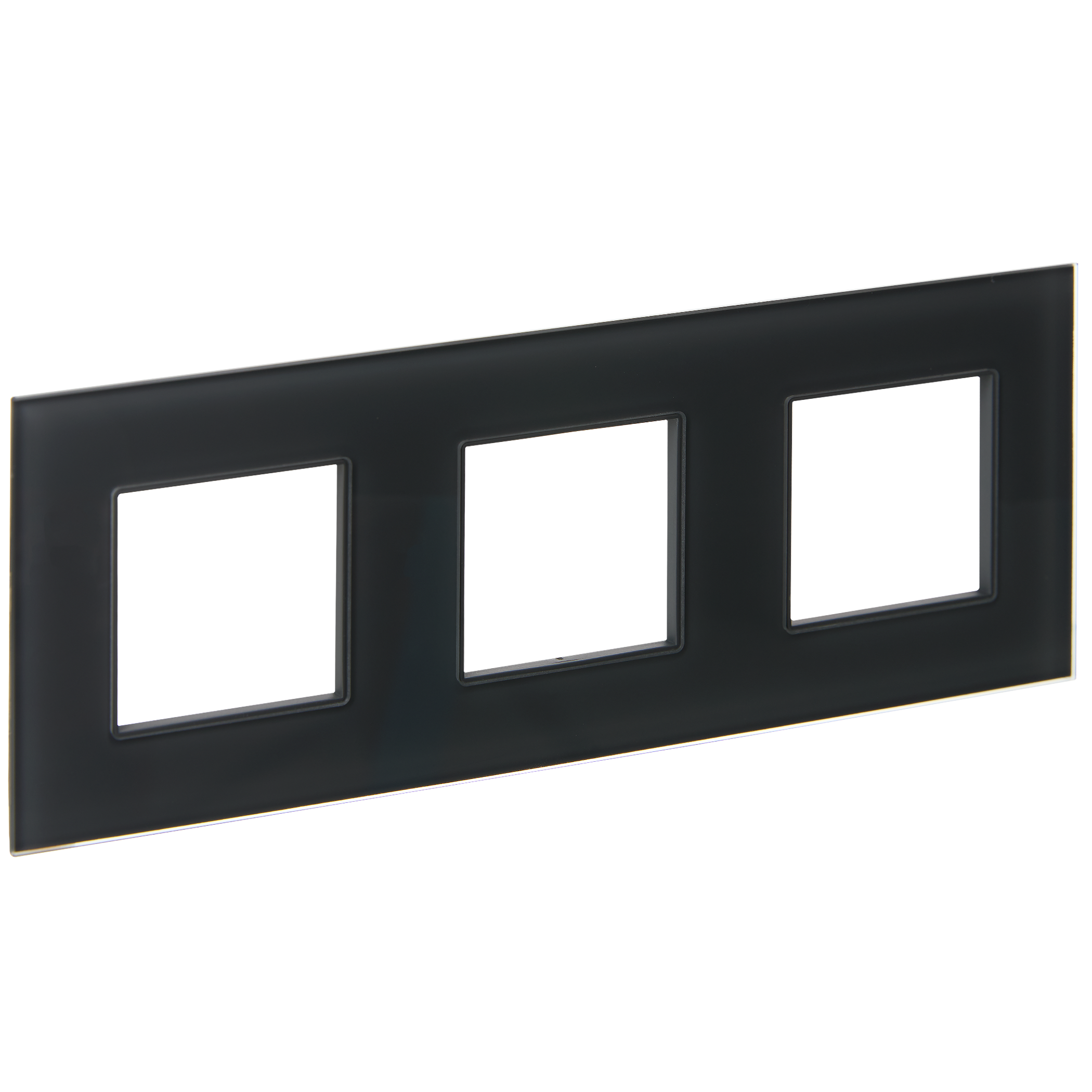 SKANDY Рамка 3-местная SK-F23G стекло графит IEK