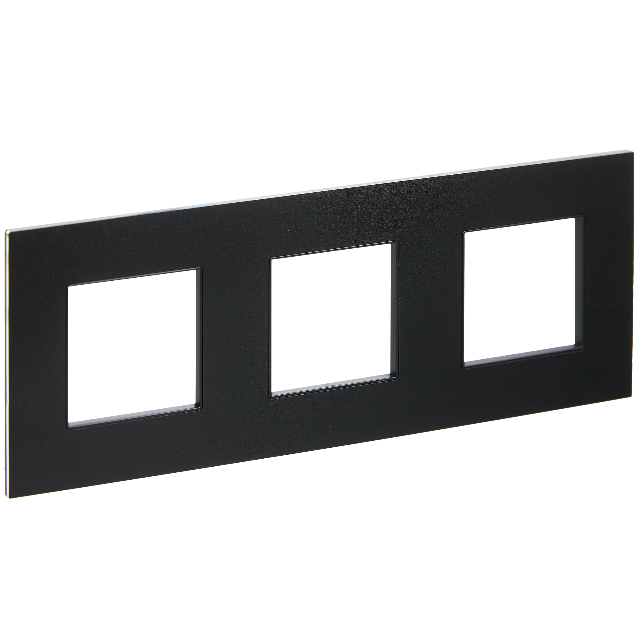 SKANDY Рамка 3-местная SK-F33Bl металл черный IEK