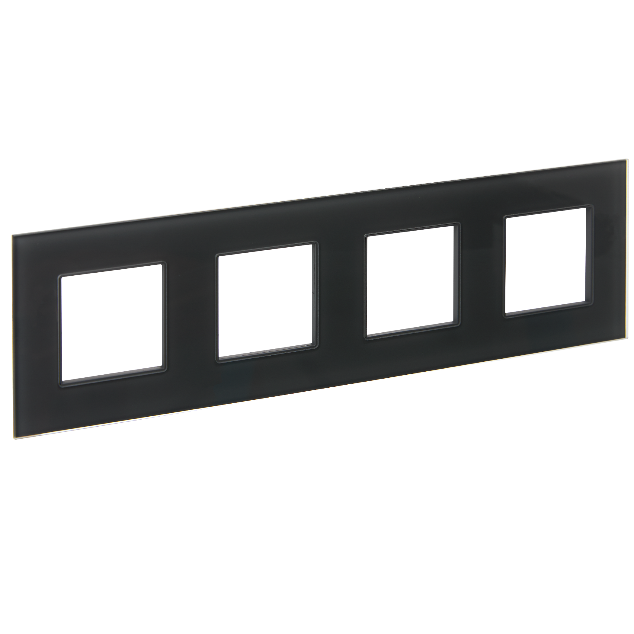 SKANDY Рамка 4-местная SK-F24G стекло графит IEK