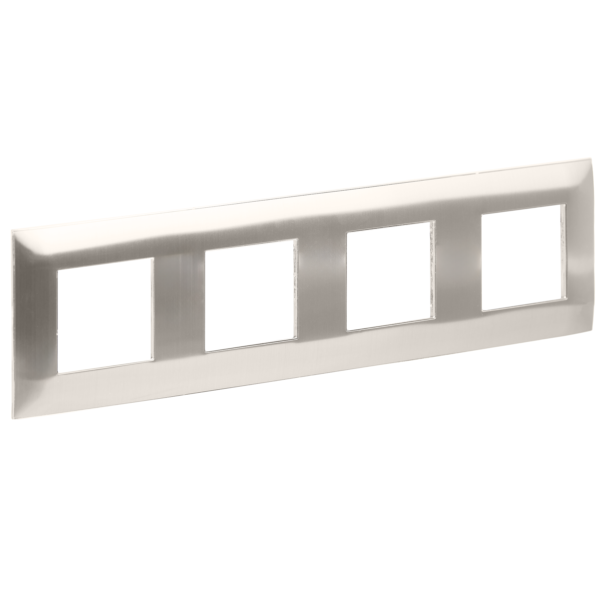 SKANDY Рамка 4-местная SK-F34N металл никель IEK