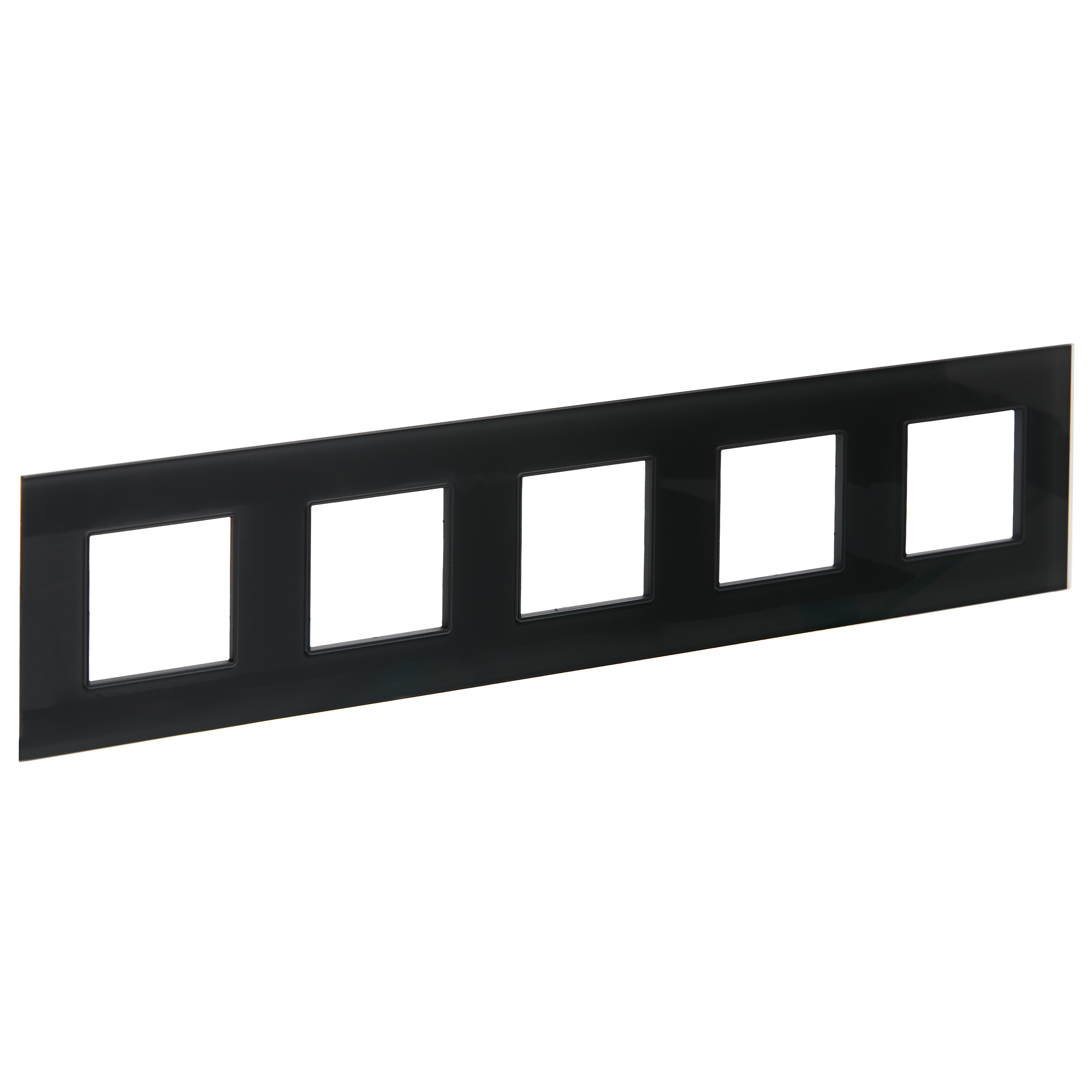 SKANDY Рамка 5-местная SK-F25G стекло графит IEK