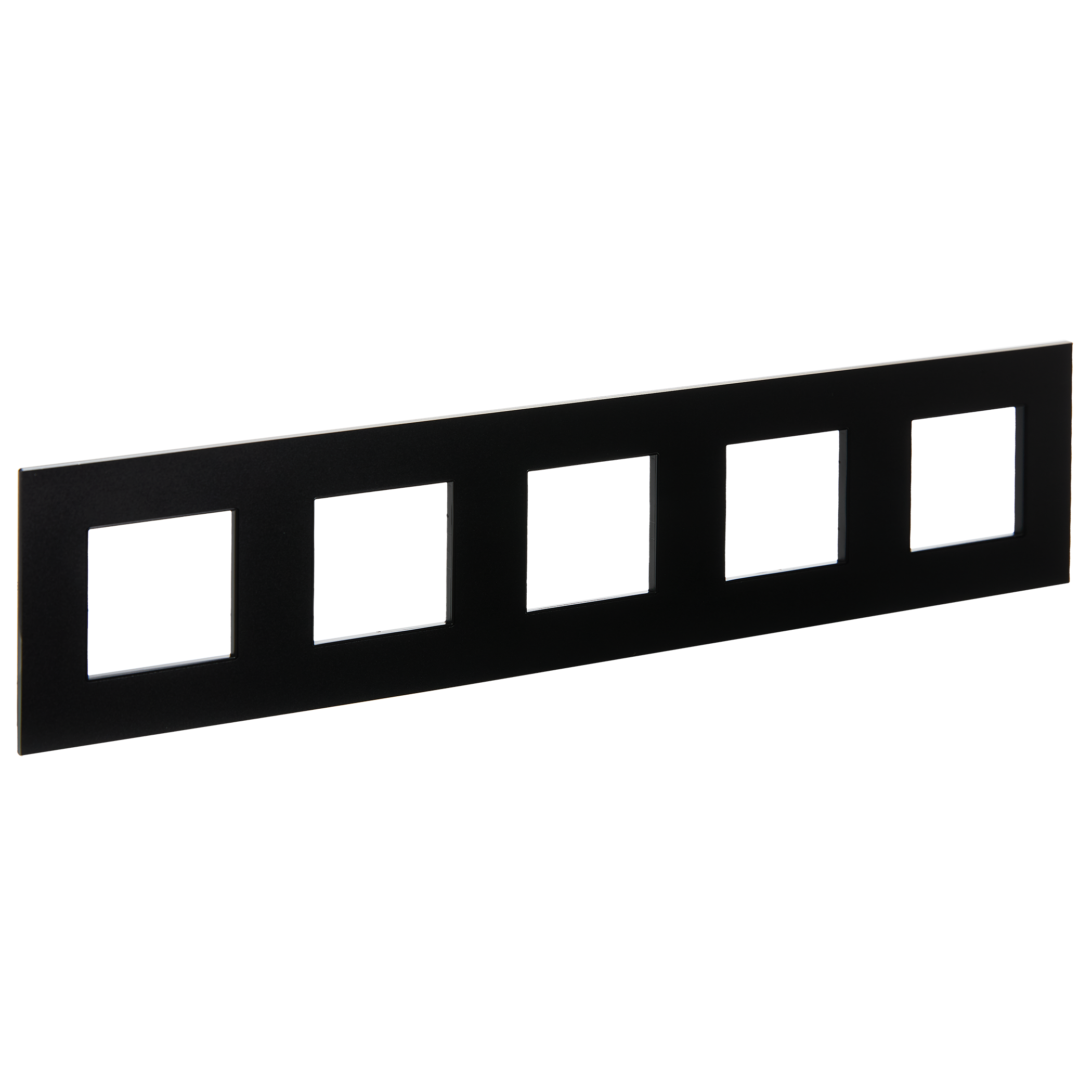 SKANDY Рамка 5-местная SK-F35Bl металл черный IEK