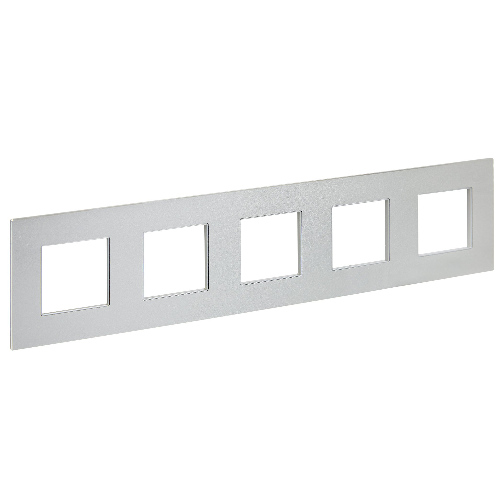 SKANDY Рамка 5-местная SK-F35S металл серебряный IEK