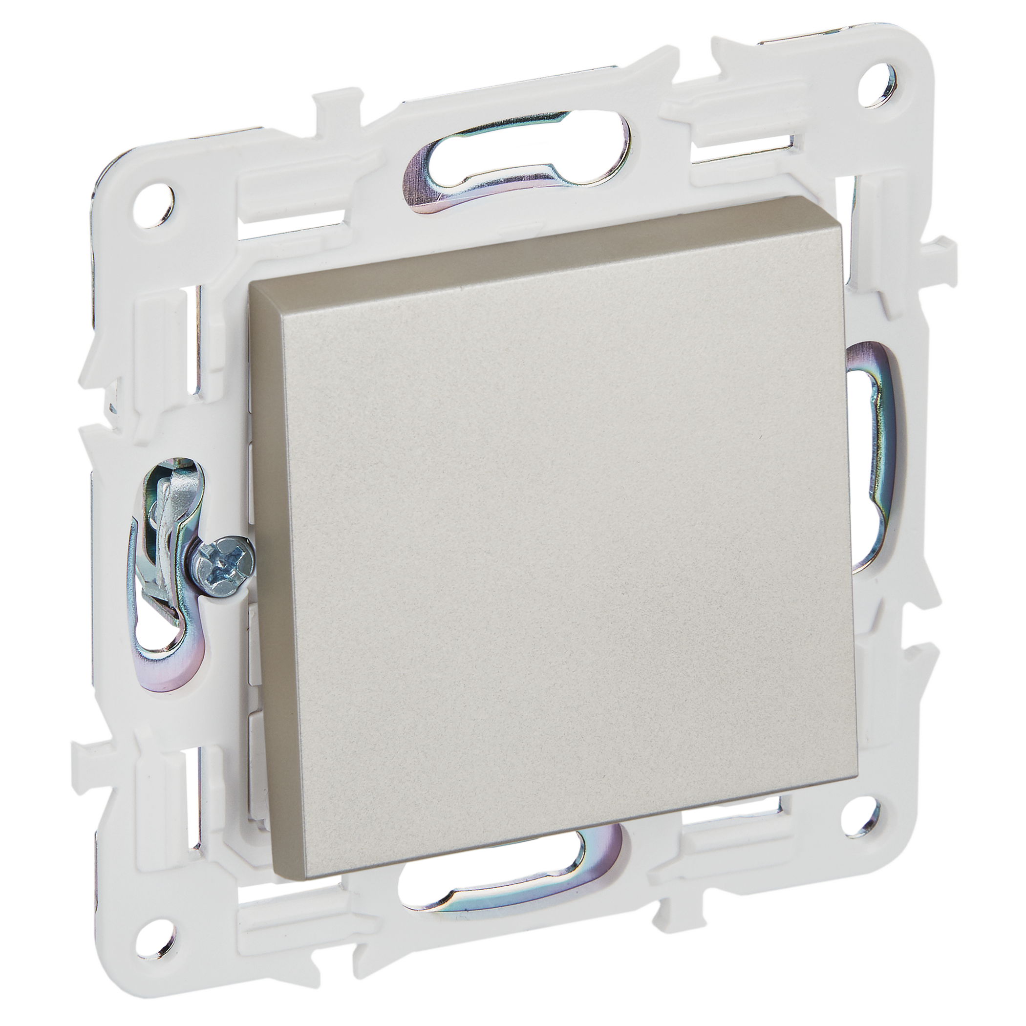 SKANDY Выключатель 1-клавишный 10А SK-V01Sh шампань IEK