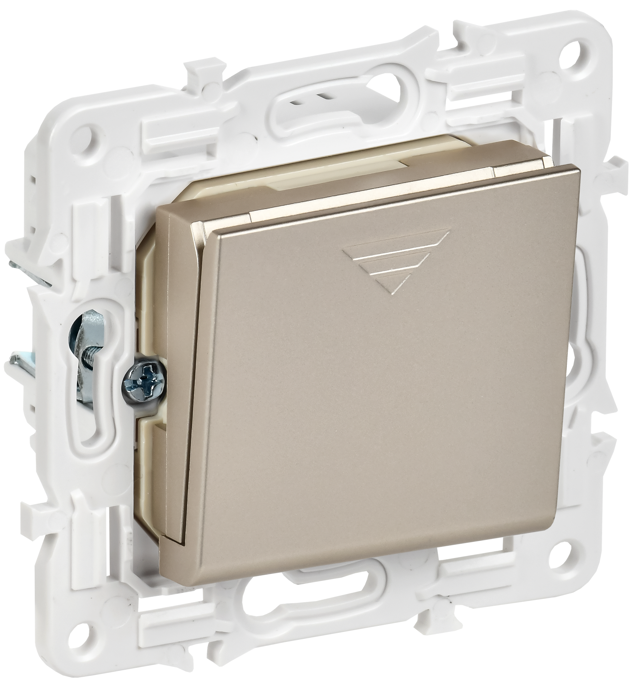 SKANDY Выключатель карточный 30А SK-V15Sh шампань IEK